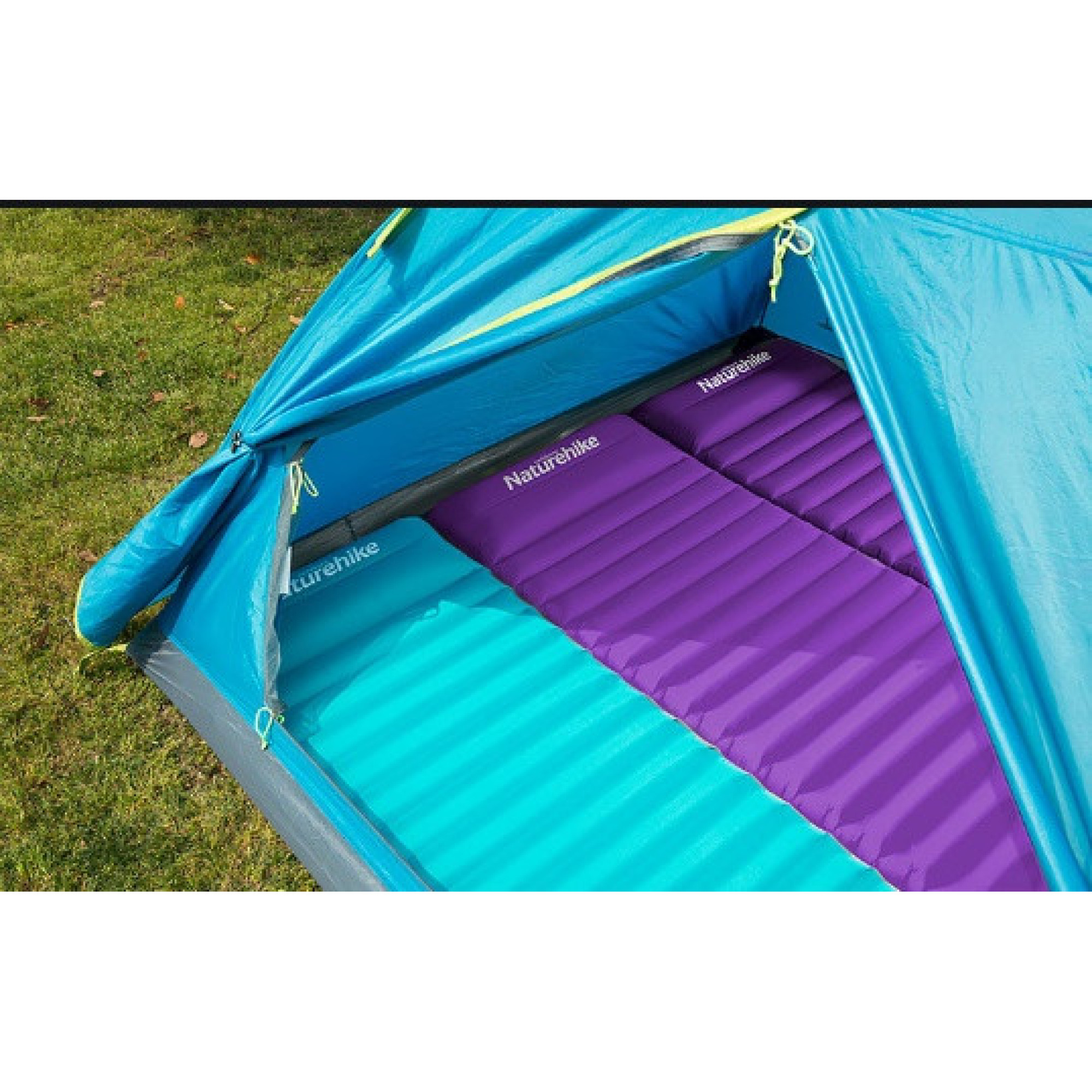 Килимок надувний Naturehike бірюзовий NH18Q001-D - 2 - Robinzon.ua