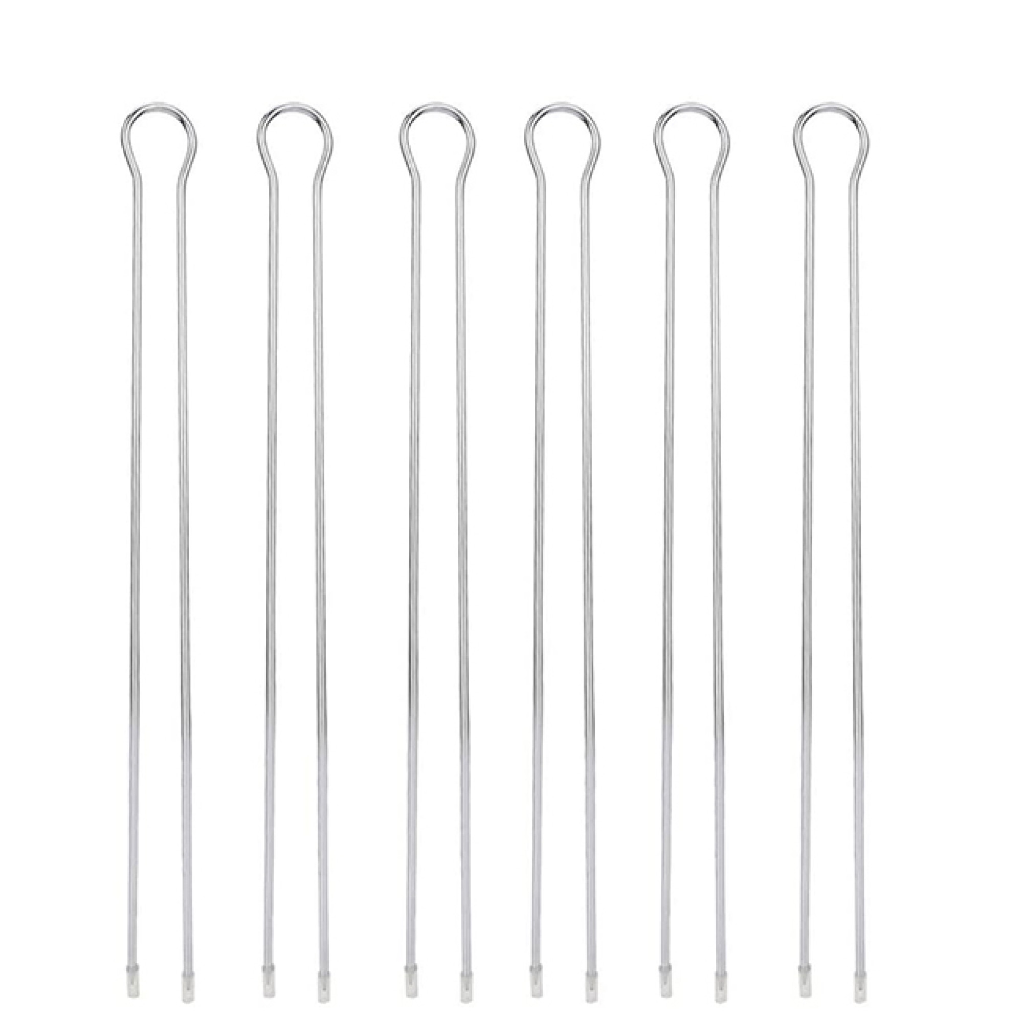 Шампура подвійні 6шт у чохлі, 30.5см нерж GRILLI 9623 - 1 - Robinzon.ua