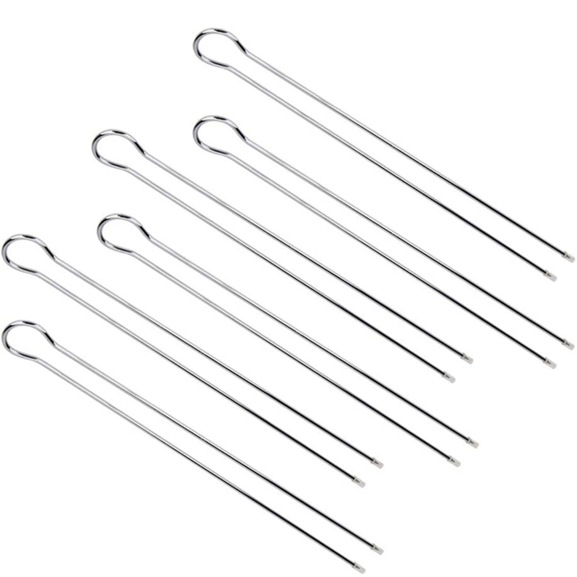 Шампура подвійні 6шт у чохлі, 30.5см нерж GRILLI 9623 - 5 - Robinzon.ua