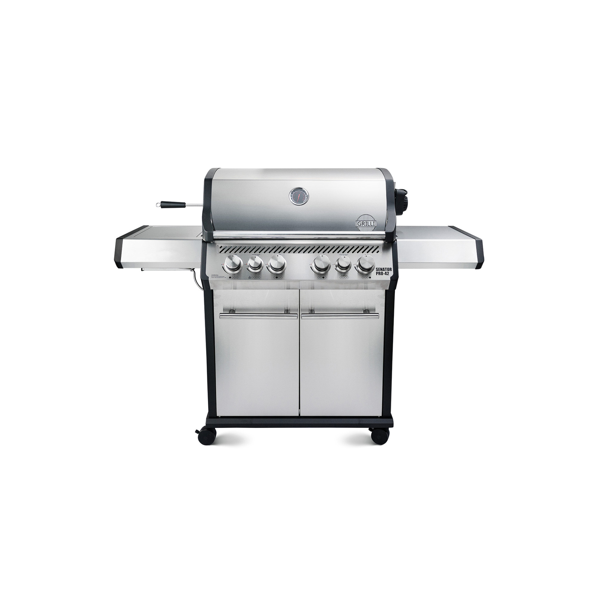 Газовый гриль Senator Pro-42 з системою BBQ Block Fire GRILLI 700477 - Robinzon.ua