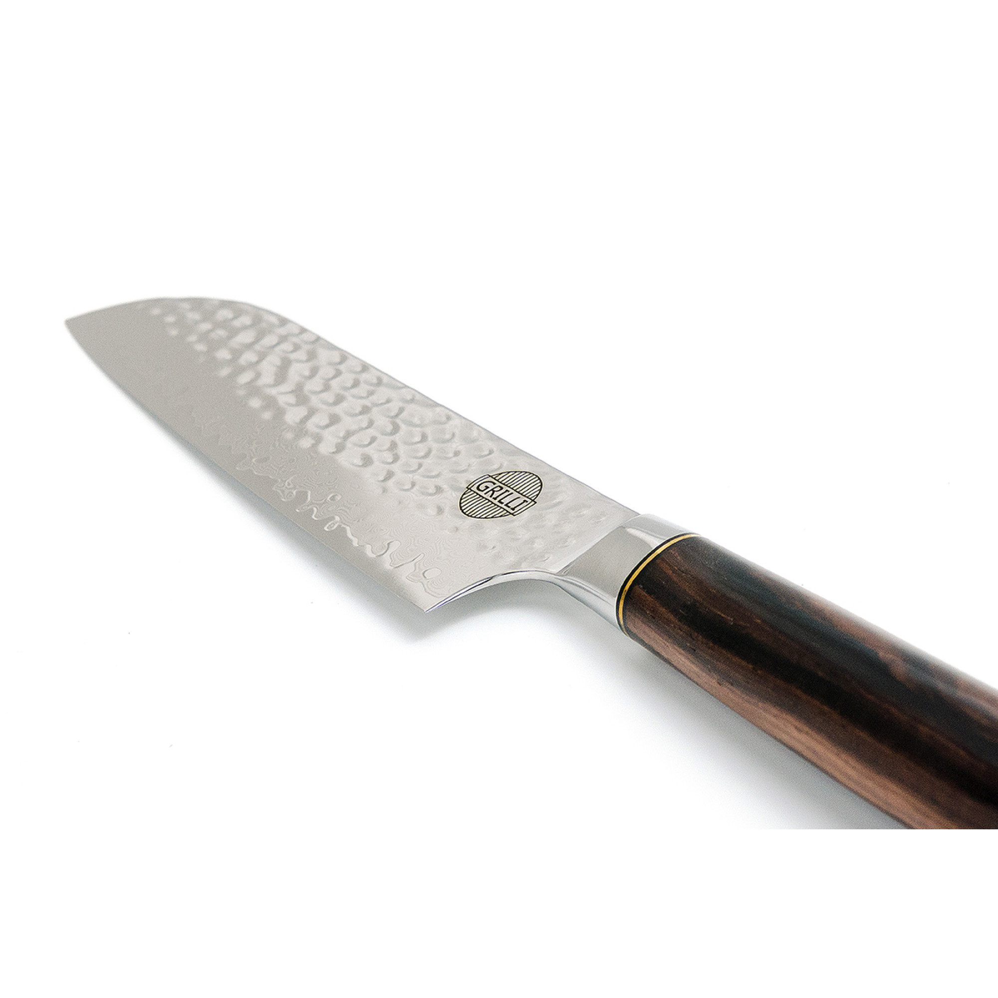 Профессиональный нож из дамасской стали Santoku 18 см GRILLI 88871. - 5 - Robinzon.ua