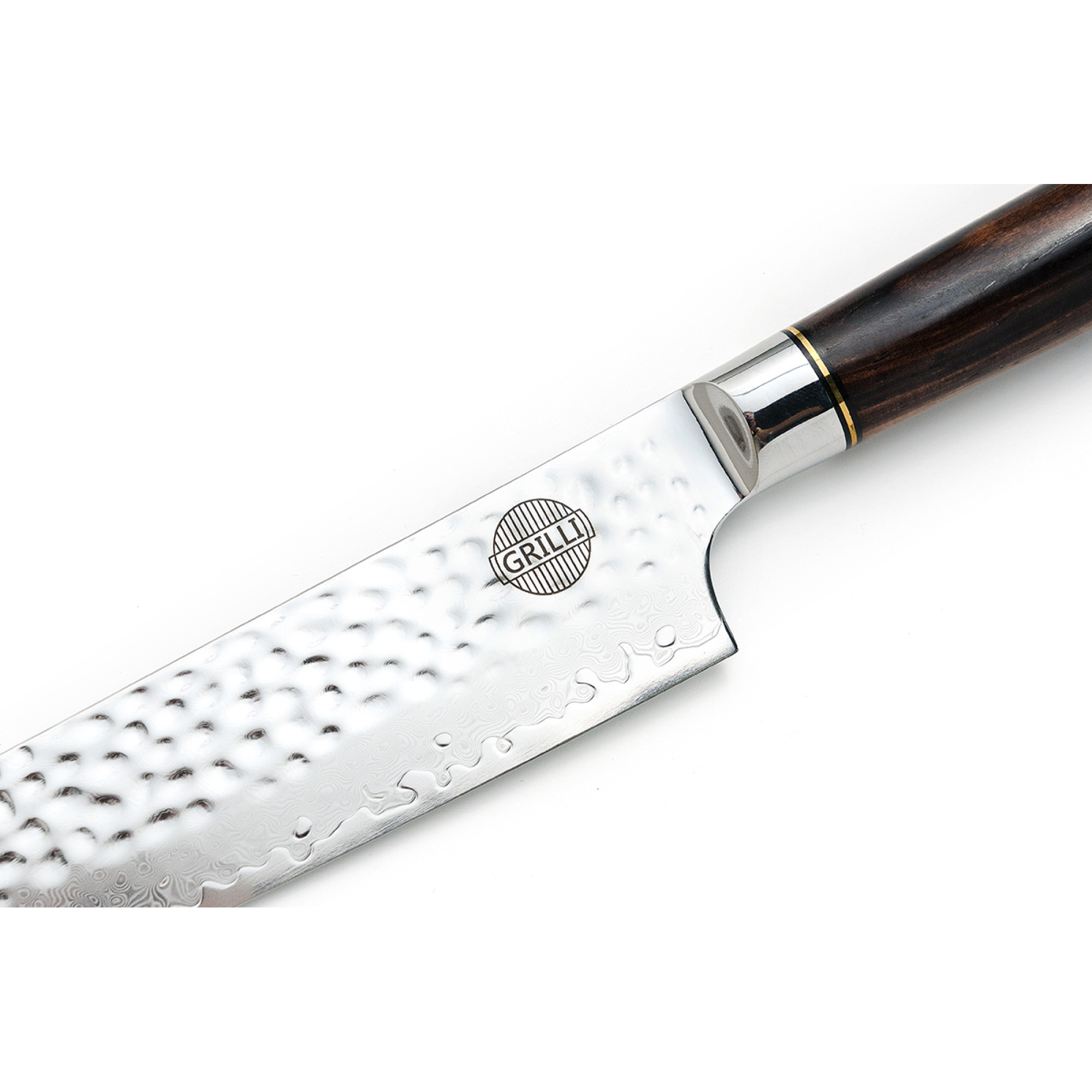 Профессиональный нож из дамасской стали Santoku 18 см GRILLI 88871. - 3 - Robinzon.ua