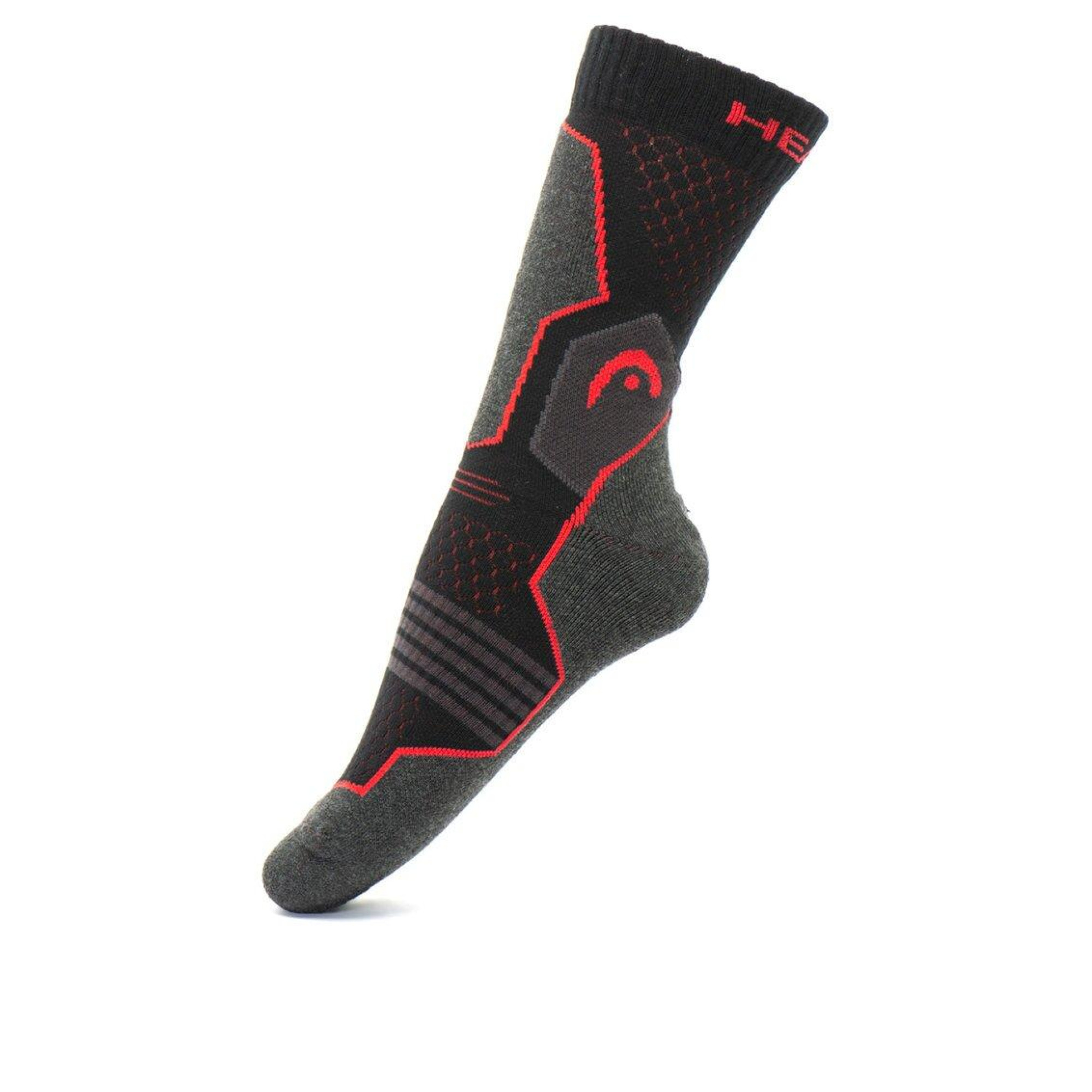 Шкарпетки Head Hiking Crew Unisex 2-pack 35-38 black/red 781001001-232 - 1 - Robinzon.ua