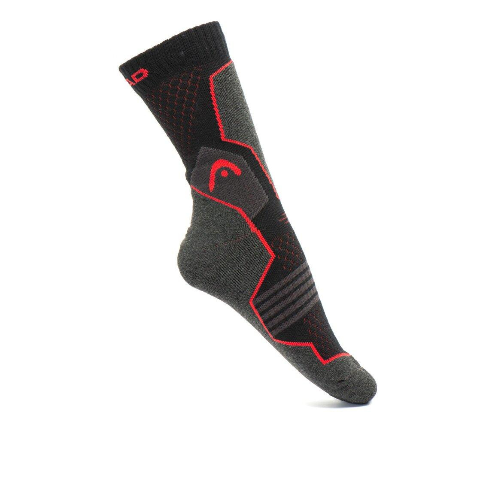 Шкарпетки Head Hiking Crew Unisex 2-pack 35-38 black/red 781001001-232 - 2 - Robinzon.ua