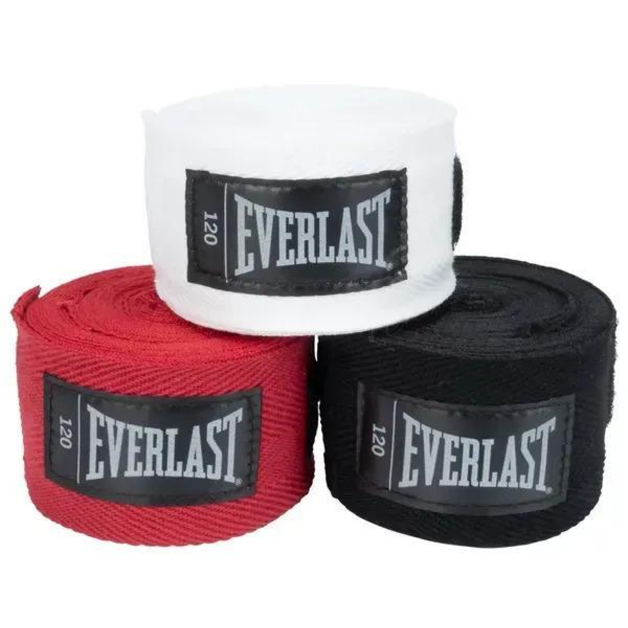 Бинти Everlast CORE HANDWRAPS 3 PACK Чорний, Білий, Червоний120 (304,8 см) (P00003251) - Robinzon.ua