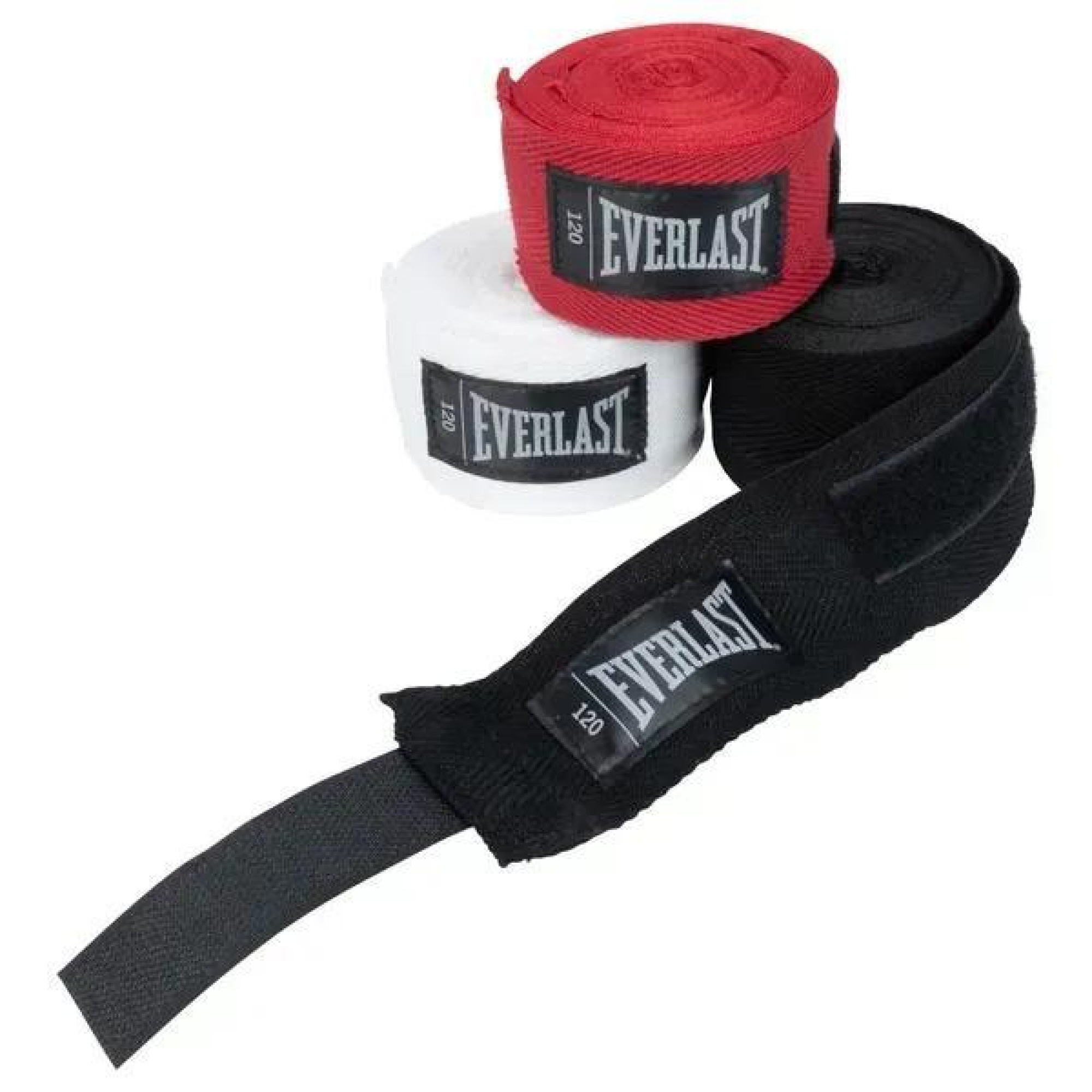 Бинты Everlast CORE HANDWRAPS 3 PACK Черный, Белый, Красный 120 (304,8 см) (P00003251) - 3 - Robinzon.ua