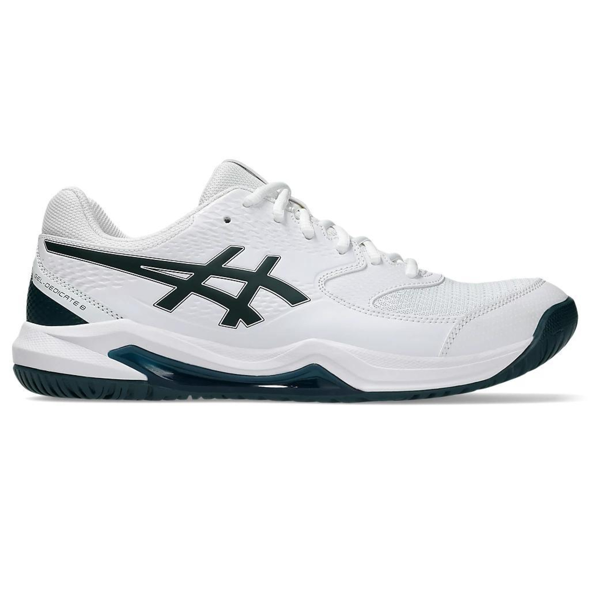 Чоловічі Кросівки Asics Gel-Dedicate 8 all court white/midnight (44) 10 1041A408-105 44 - Robinzon.ua