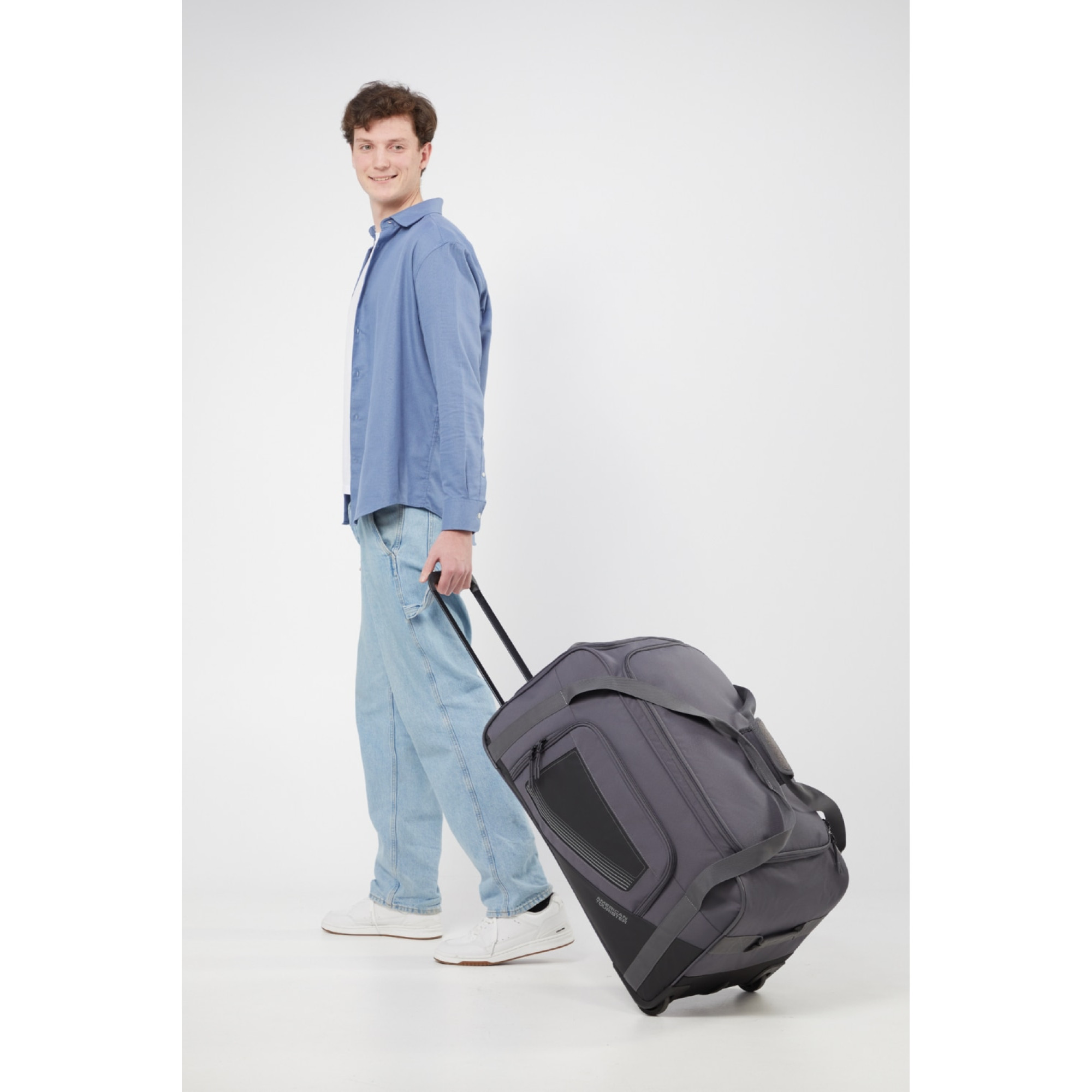 Дорожня сумка на колесах CITY RACER BLACK - 4 - Robinzon.ua