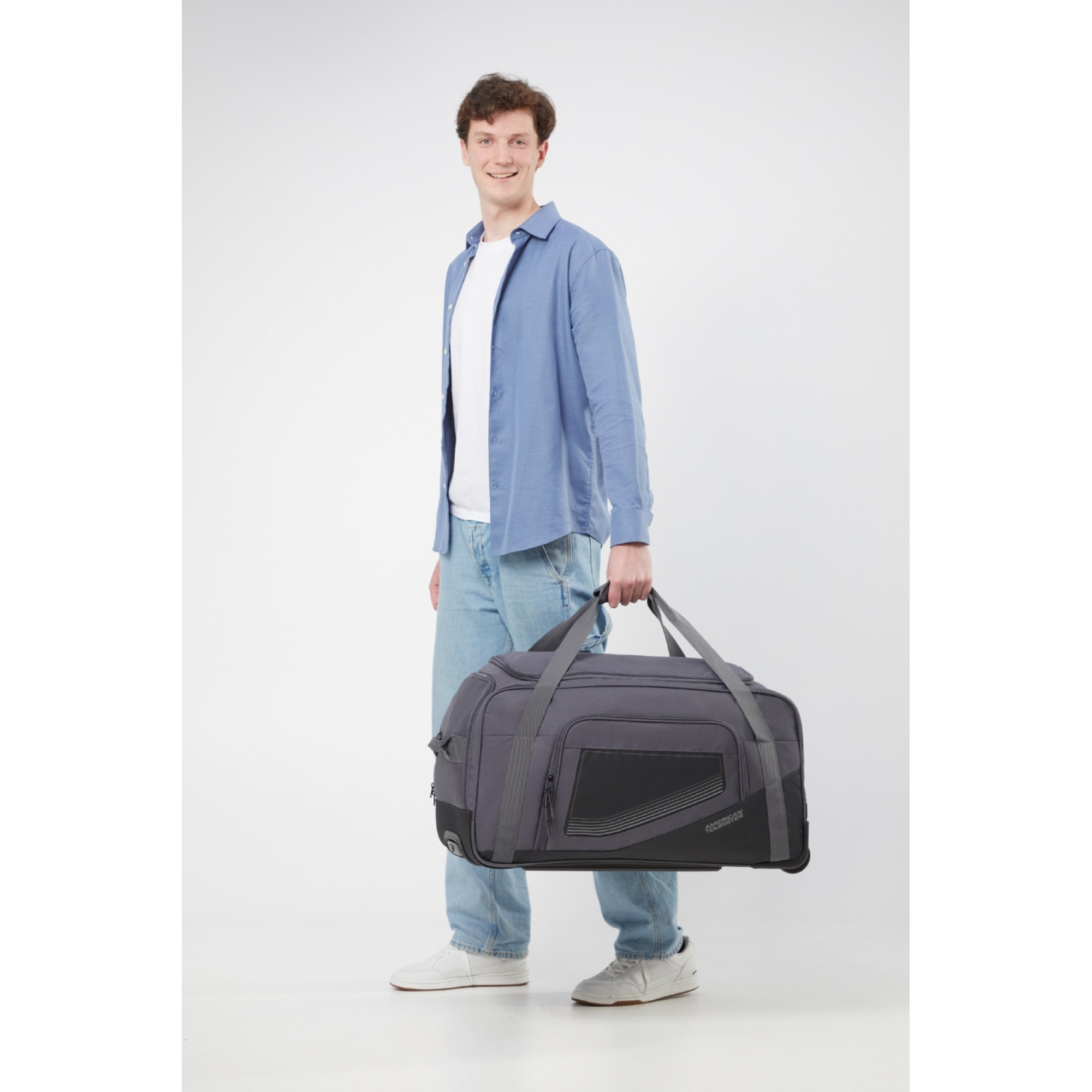 Дорожня сумка на колесах CITY RACER BLACK - 5 - Robinzon.ua