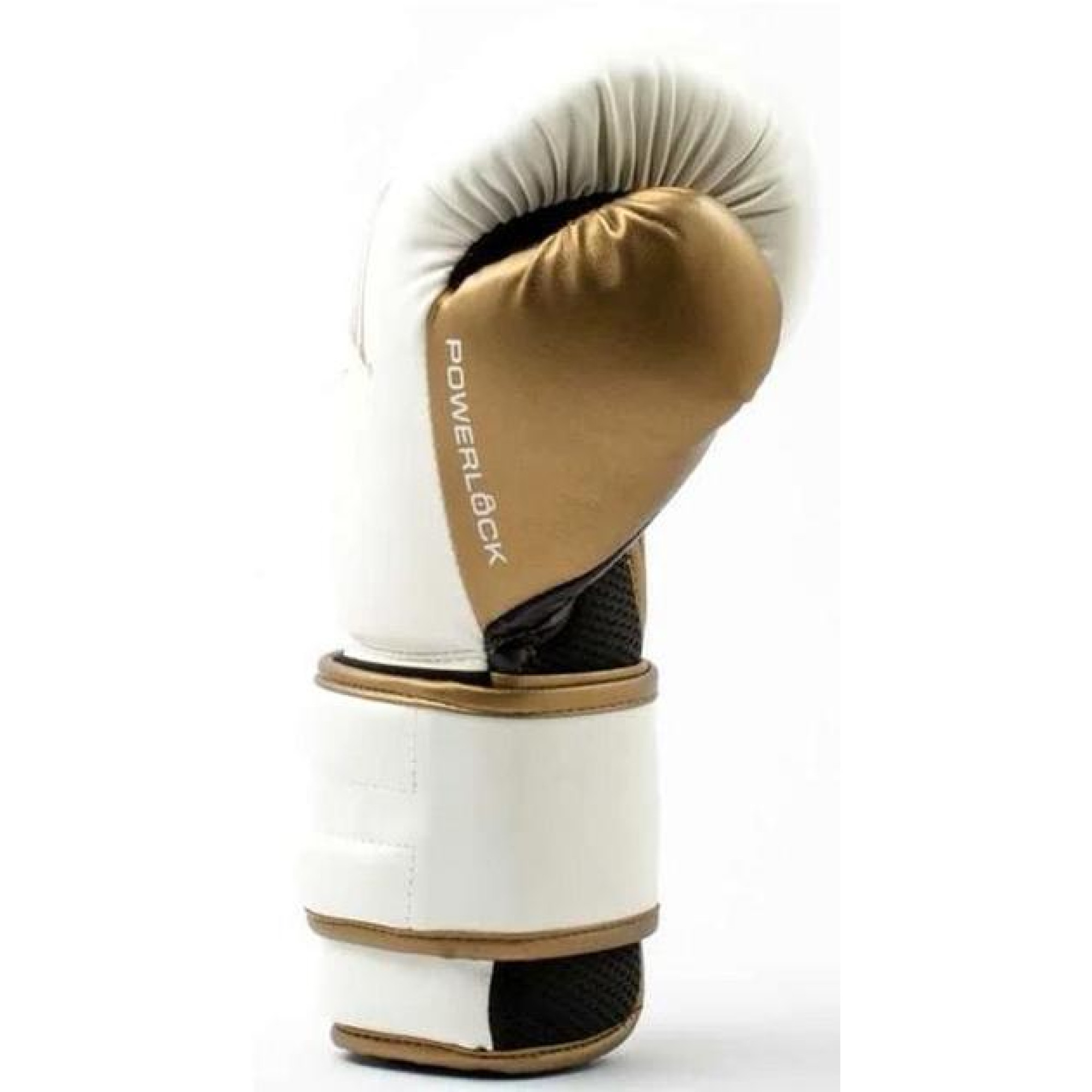 Боксерские перчатки  Everlast POWERLOCK 2R TRAINING GLOVE белый, золотой Уни 16 унций P00003051 - 2 - Robinzon.ua