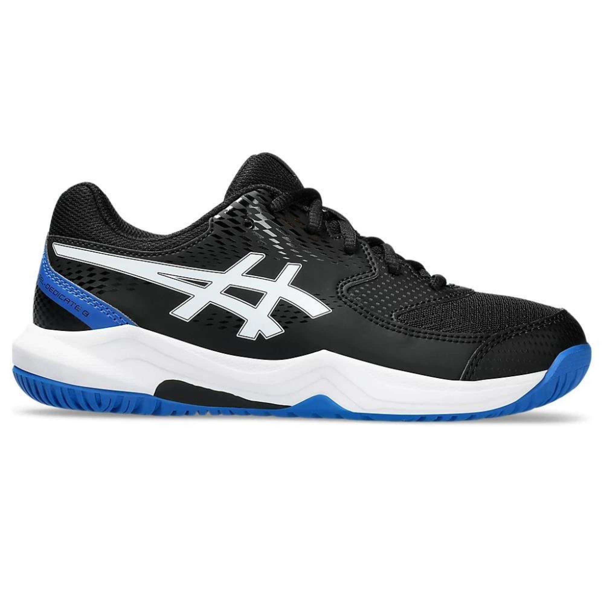 Кросівки дит.  Asics GEL-Dedicate 8 black/white/blue (33) 1044A077-002 33 - 1 - Robinzon.ua