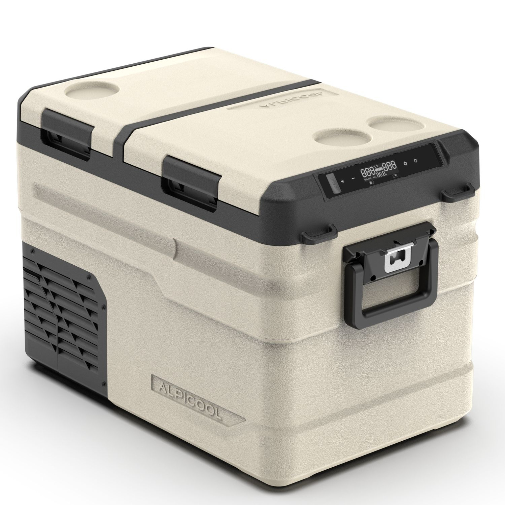 Компресорний автохолодильник Alpicool TGS35 (38 літрів). Двокамерний. До -20℃, (12, 24, 220 вольт) - Robinzon.ua