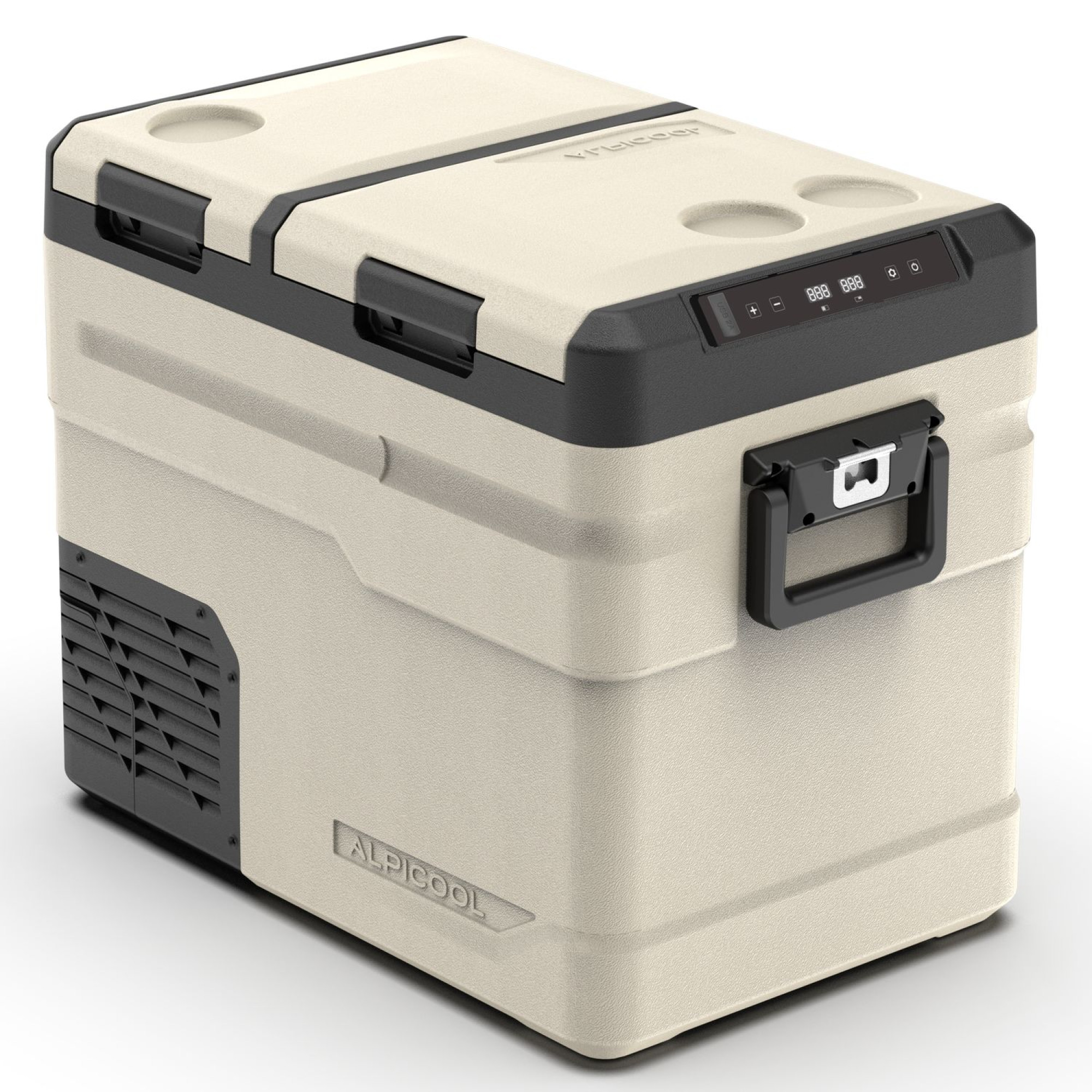 Компресорний автохолодильник Alpicool TGS45 (47 літрів). Двокамерний. До -20℃, (12, 24, 220 вольт) - Robinzon.ua