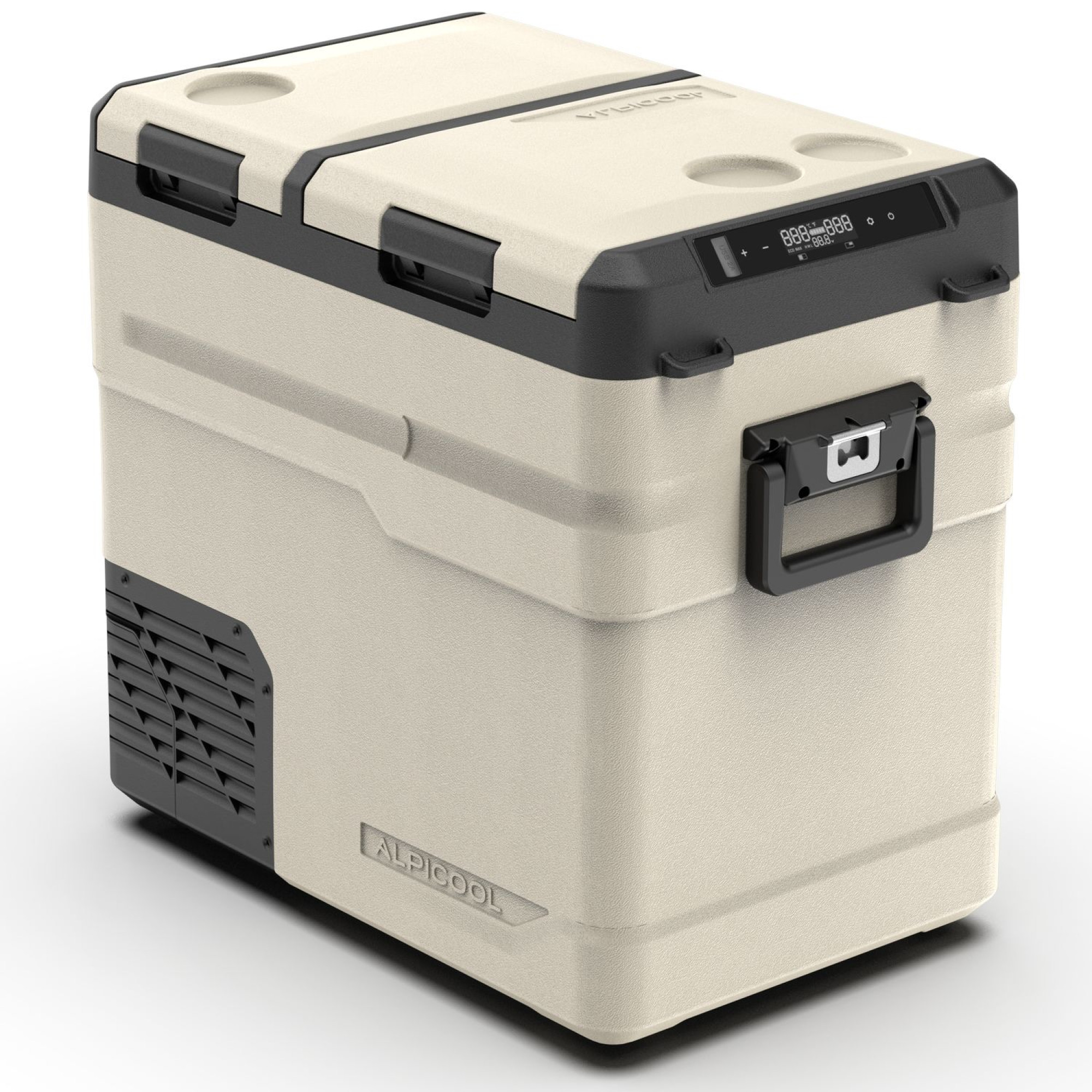 Компресорний автохолодильник Alpicool TGS55 (55 літрів). Двокамерний. До -20℃, (12, 24, 220 вольт) - Robinzon.ua