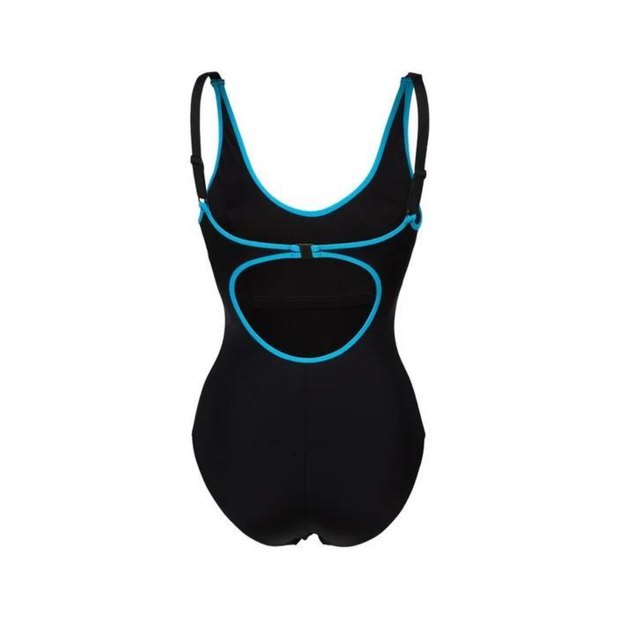 Купальник роздільний для жінок Arena TANIA CLIP BACK SWIMSUIT ONE P чорний, блакитний Жін 44 005974-580 44 - 1 - Robinzon.ua