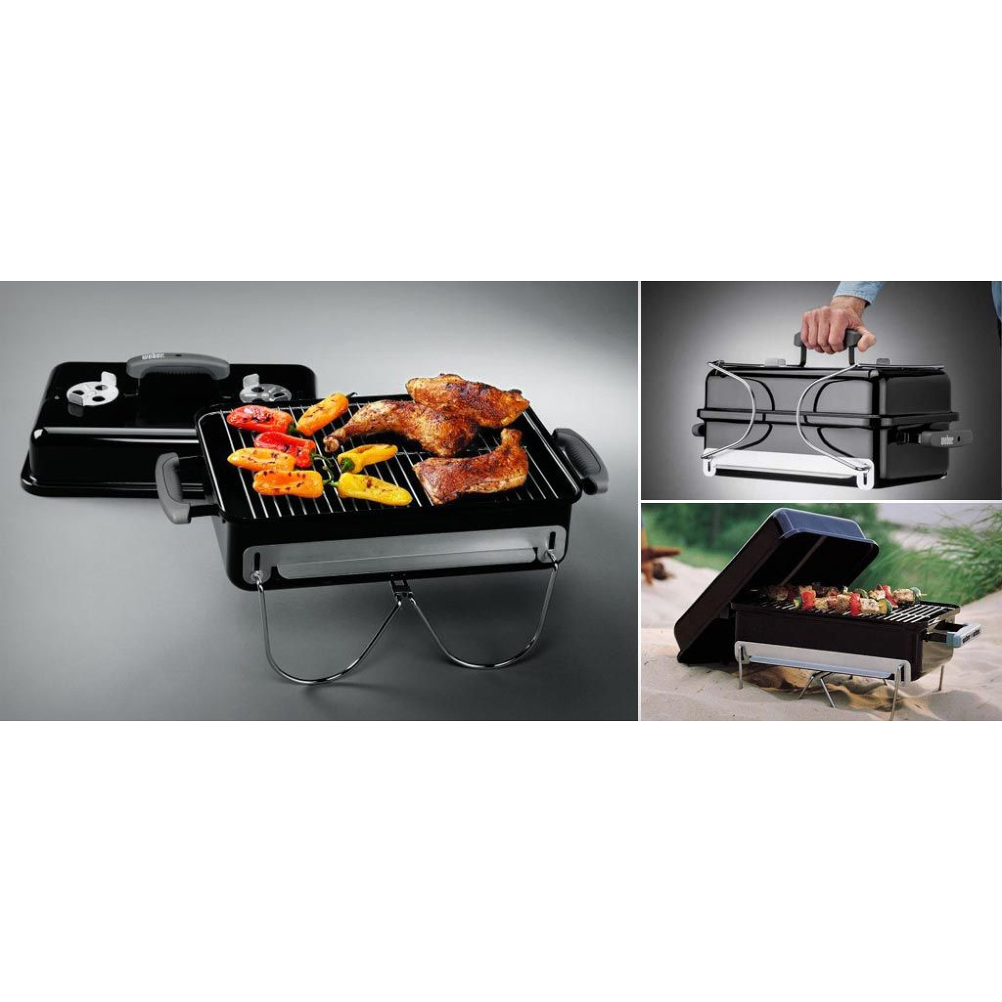 Угольный гриль Go-Anywhere черный Weber 1131004. - 3 - Robinzon.ua