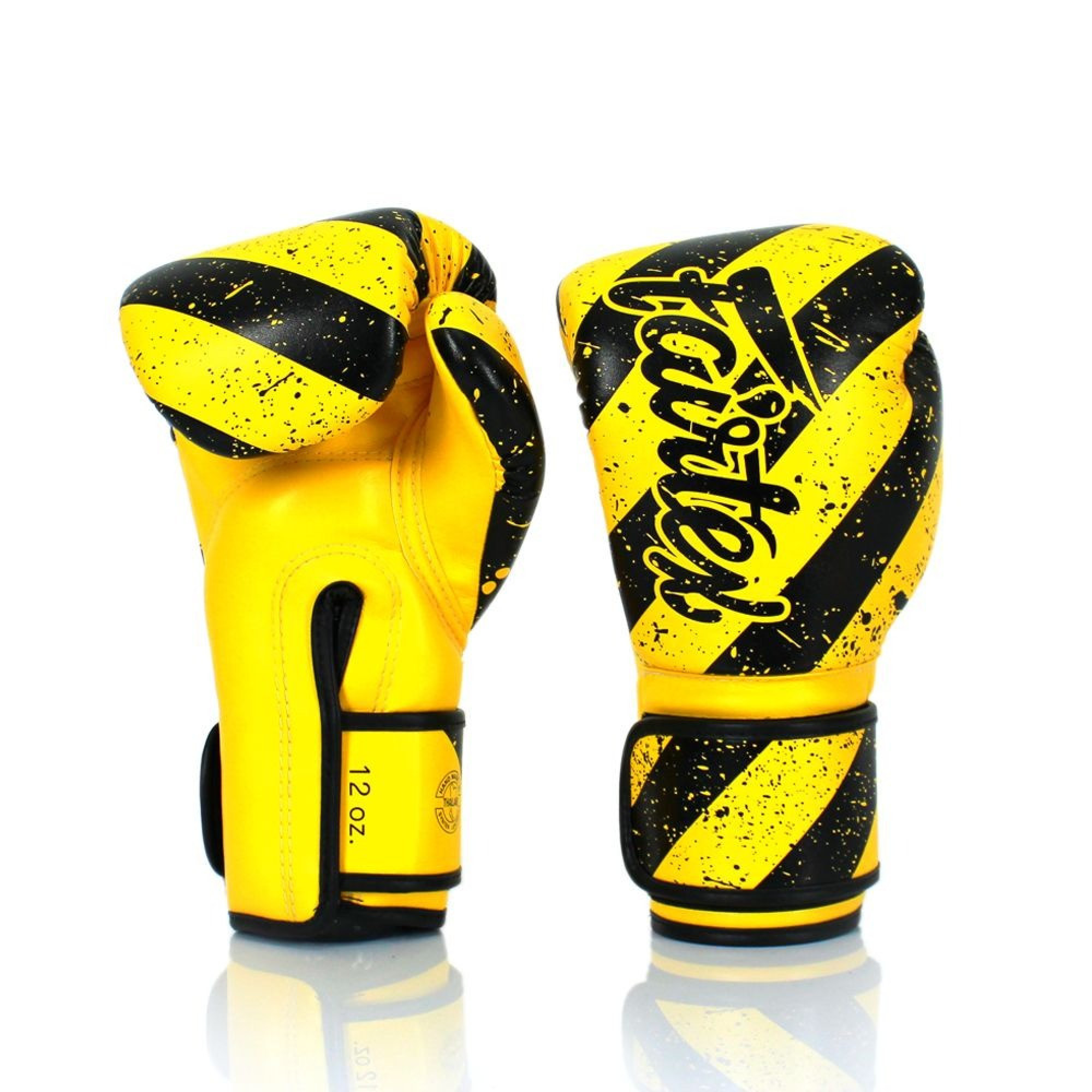 Боксерські рукавиці Fairtex BGV14Y Yellow/Black 14 унцій - 1 - Robinzon.ua