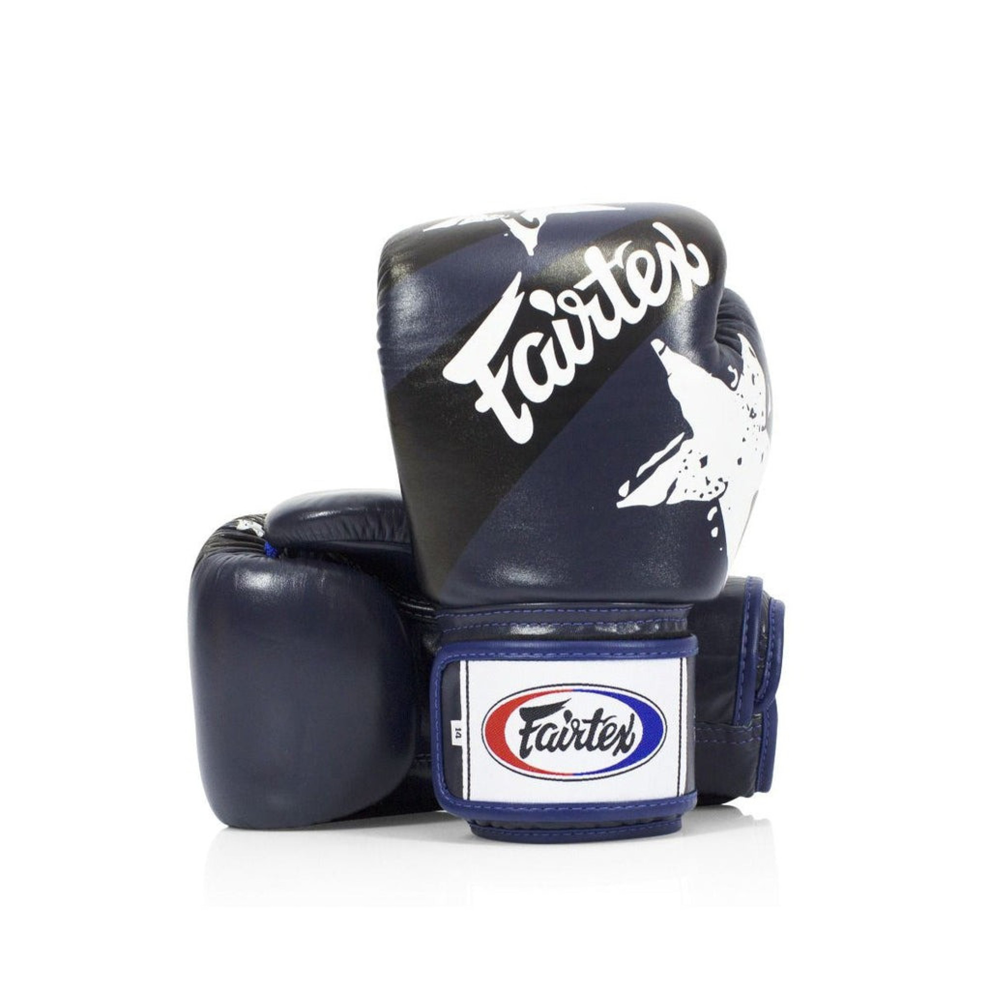 Боксерські рукавиці Fairtex BGV1 Nation Print Blue 12 унцій - Robinzon.ua