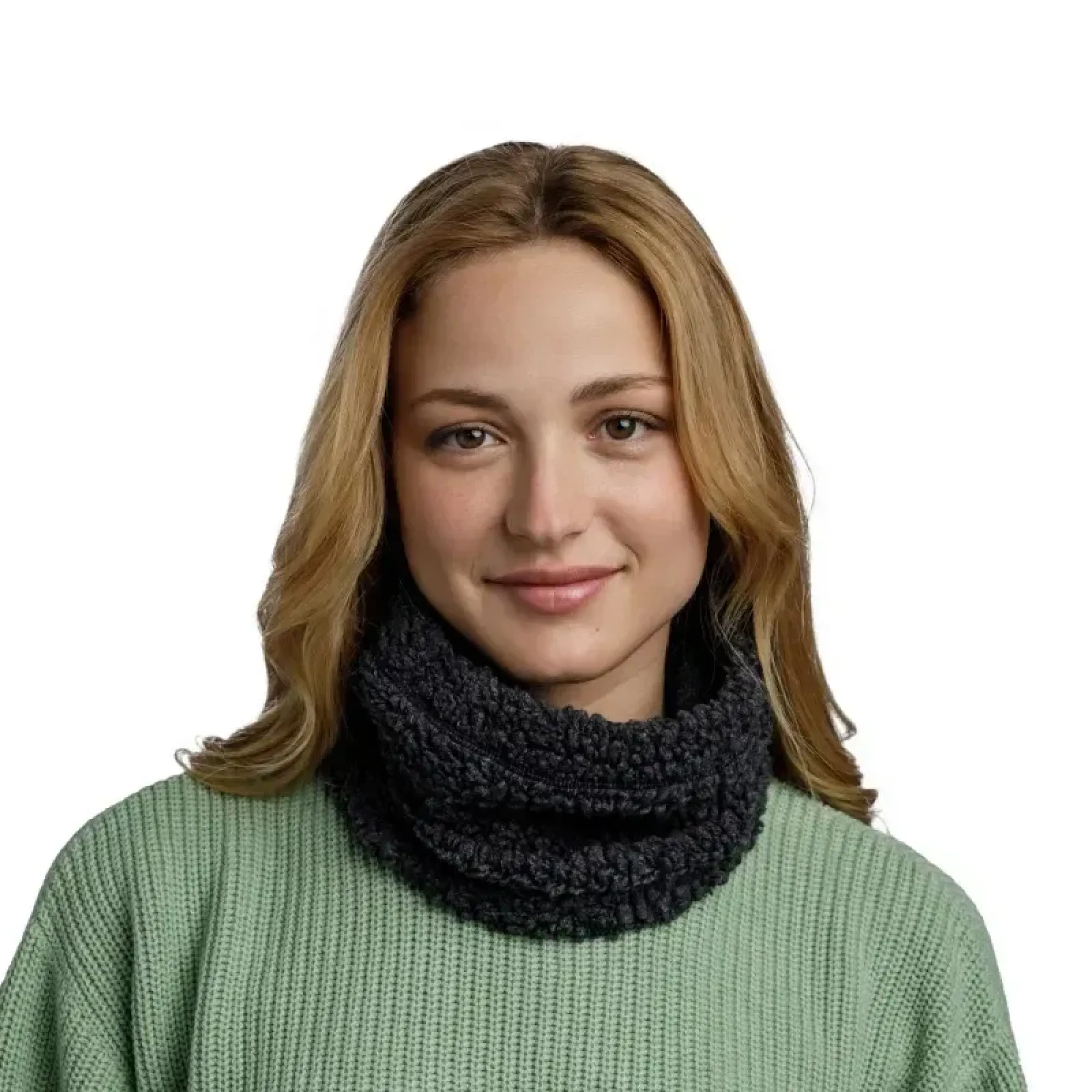Шарф-труба Buff Switch Polar Neckwarmer Solid Black (BU 132489.999.10.00) - 2 - Robinzon.ua