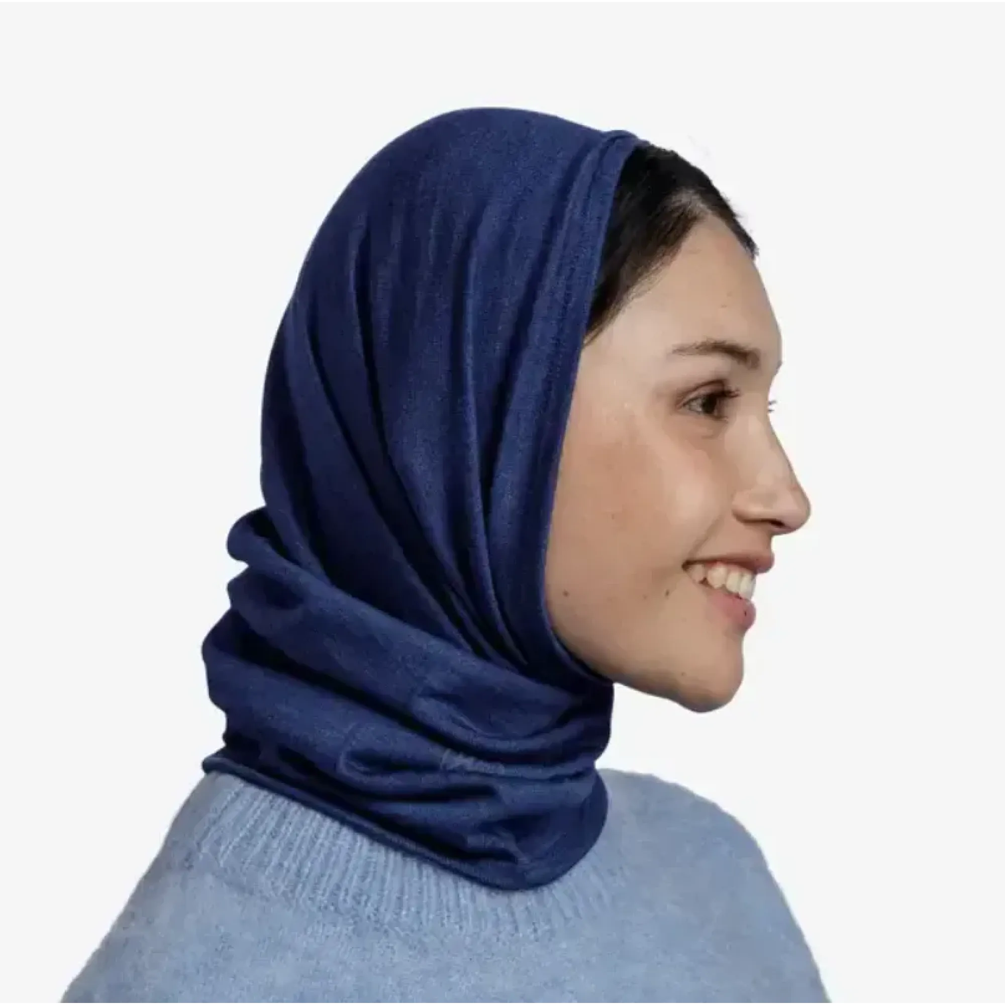 Шарф-труба Buff Merino Midtweight Melange Cobalt (BU 113022.791.10.00) - 3 - Robinzon.ua