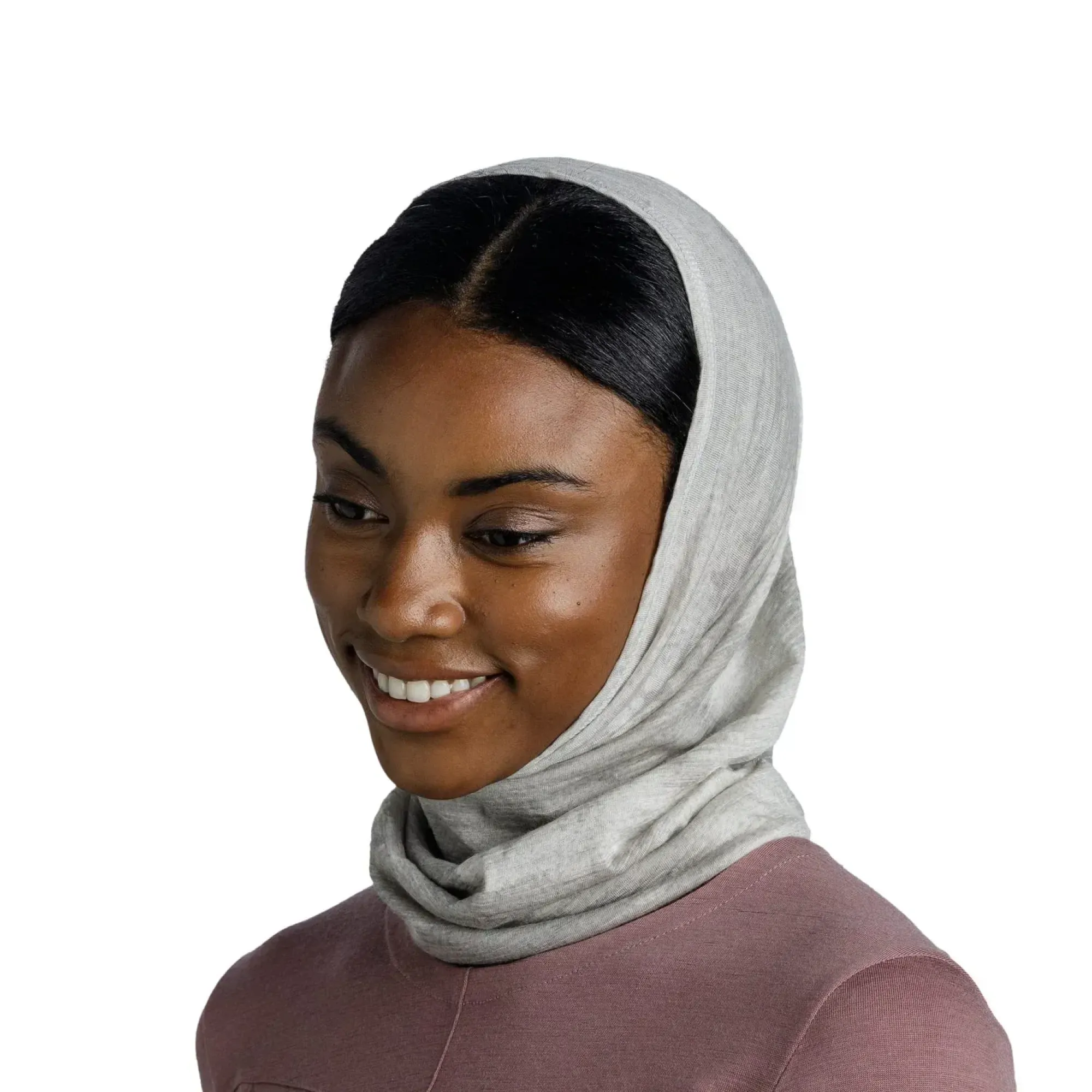 Шарф-труба Buff Merino Lightweight, Matewa Cloud (BU 134682.003.10.00) - 4 - Robinzon.ua