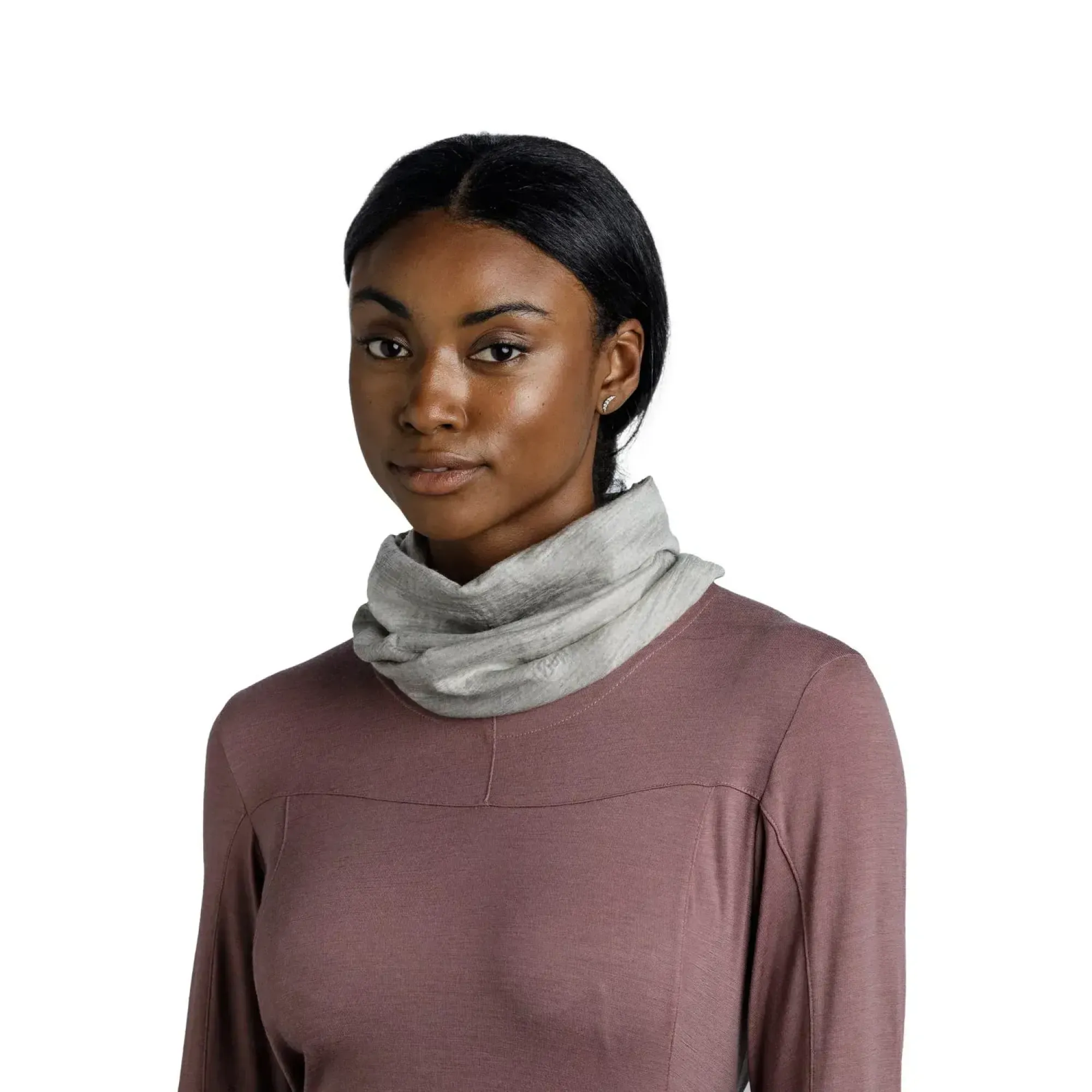 Шарф-труба Buff Merino Lightweight, Matewa Cloud (BU 134682.003.10.00) - 2 - Robinzon.ua