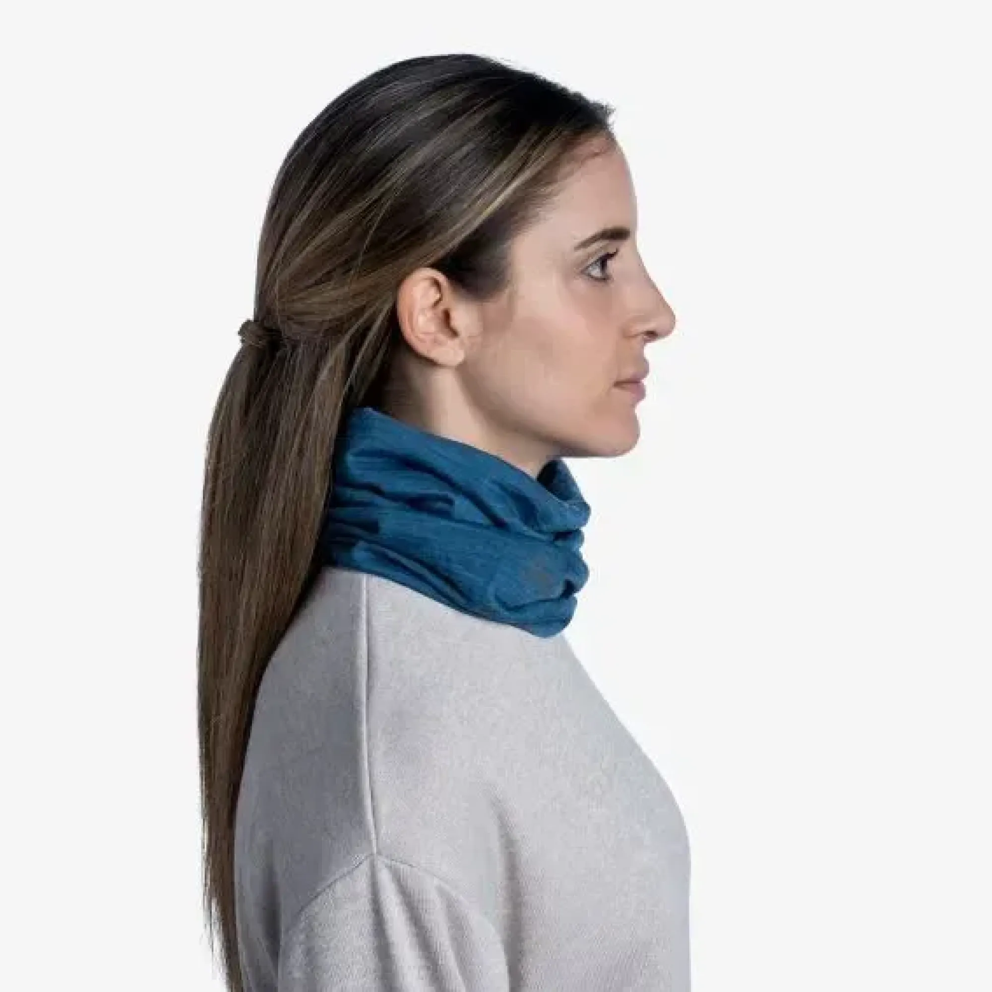 Шарф-труба Buff Lightweight Merino Wool, Solid Dustyblue (BU 113010.742.10.00) - 1 - Robinzon.ua
