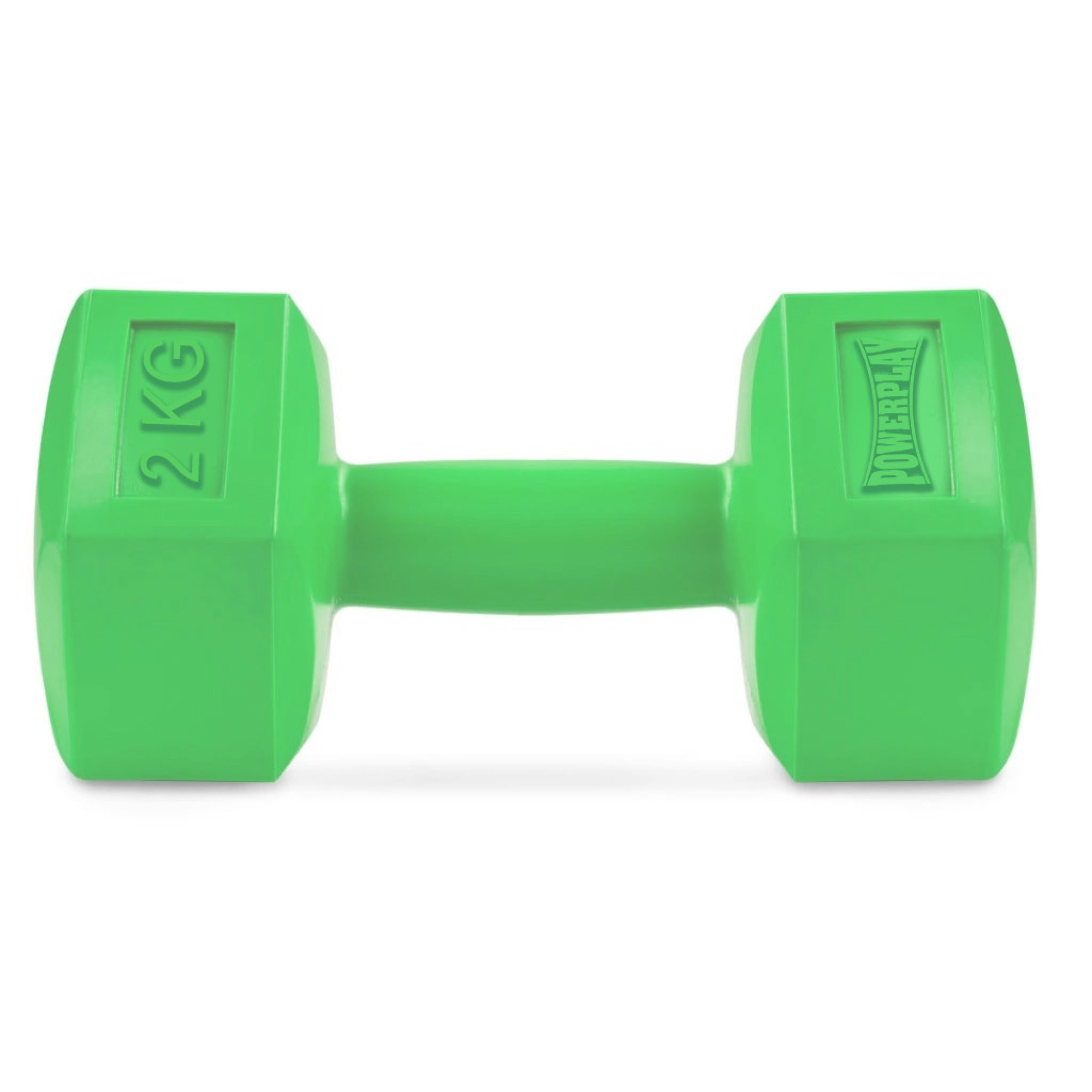 Гантель композитная PowerPlay 4124 Hercules 2 кг. Зеленая&nbsp; (1шт.) - 1 - Robinzon.ua