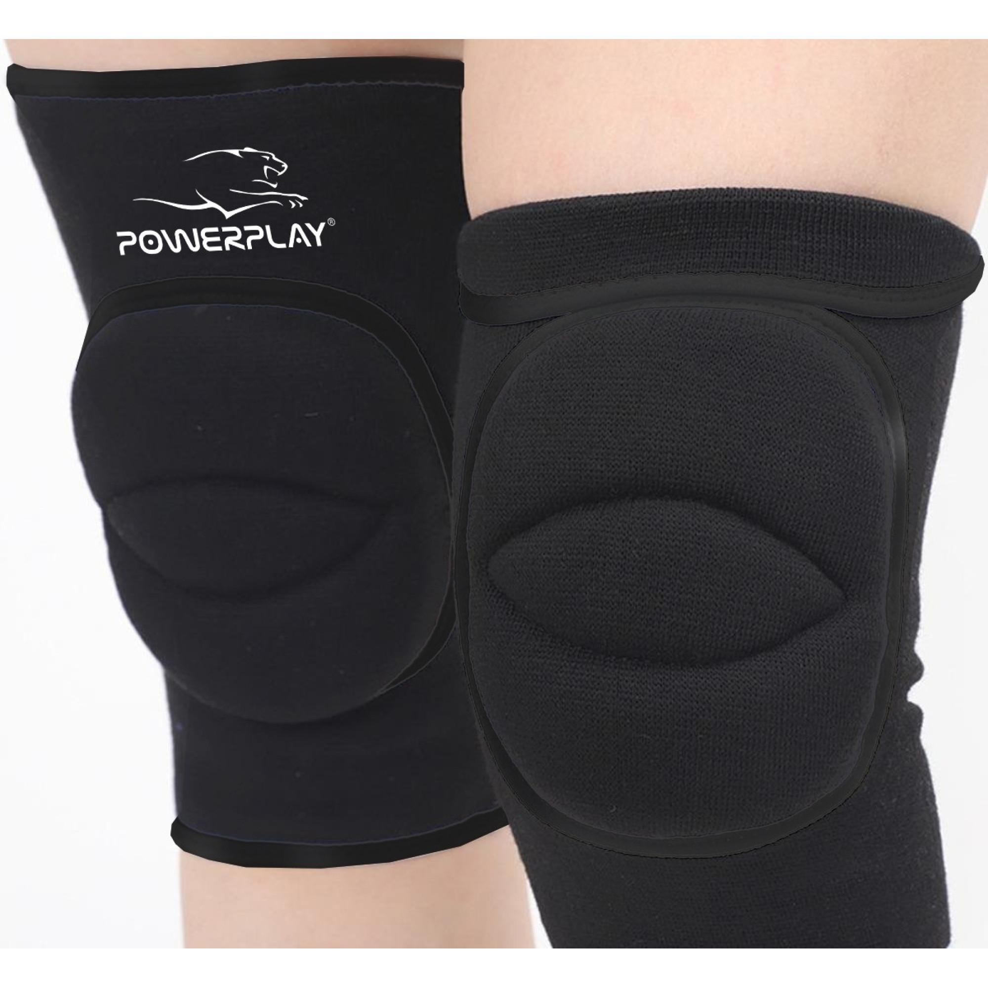 Наколінники PowerPlay PP-8000 Elastic Knee Support (пара) чорні S - 2 - Robinzon.ua