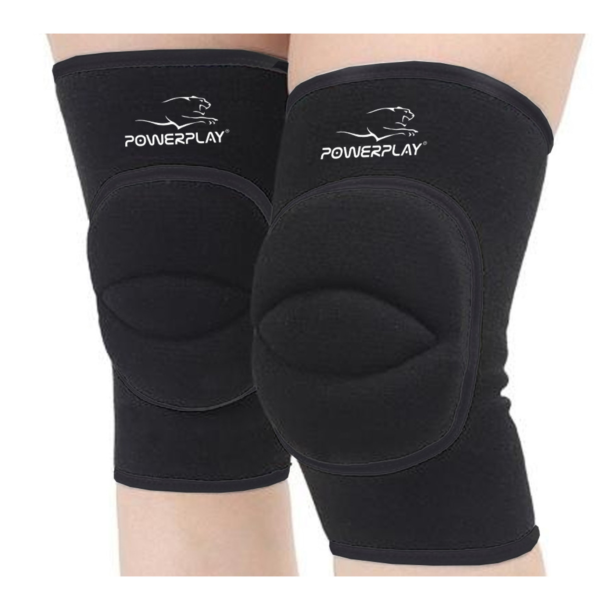 Наколінники PowerPlay PP-8000 Elastic Knee Support (пара) чорні L - 1 - Robinzon.ua