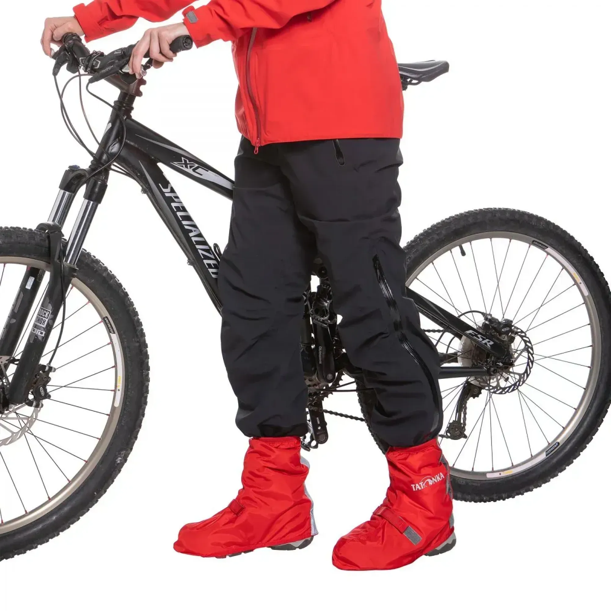 Гетри Tatonka Velo Gaiter, Red (TAT 2743.015-M) - 6 - Robinzon.ua