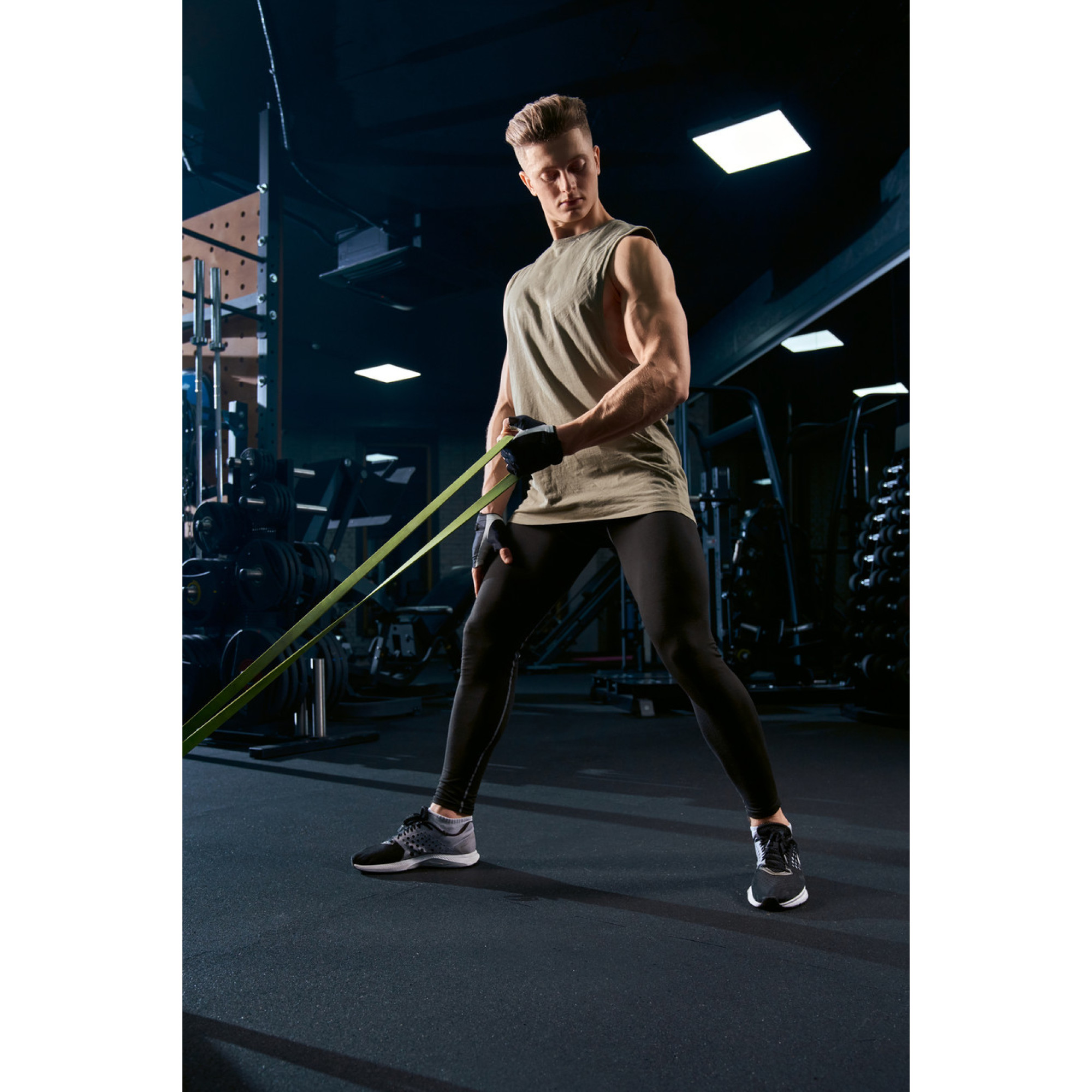 Еспандер-петля (гумка для фітнесу і кроссфіту) PowerPlay 4115 Power Band Зелена (16-32kg) - 6 - Robinzon.ua