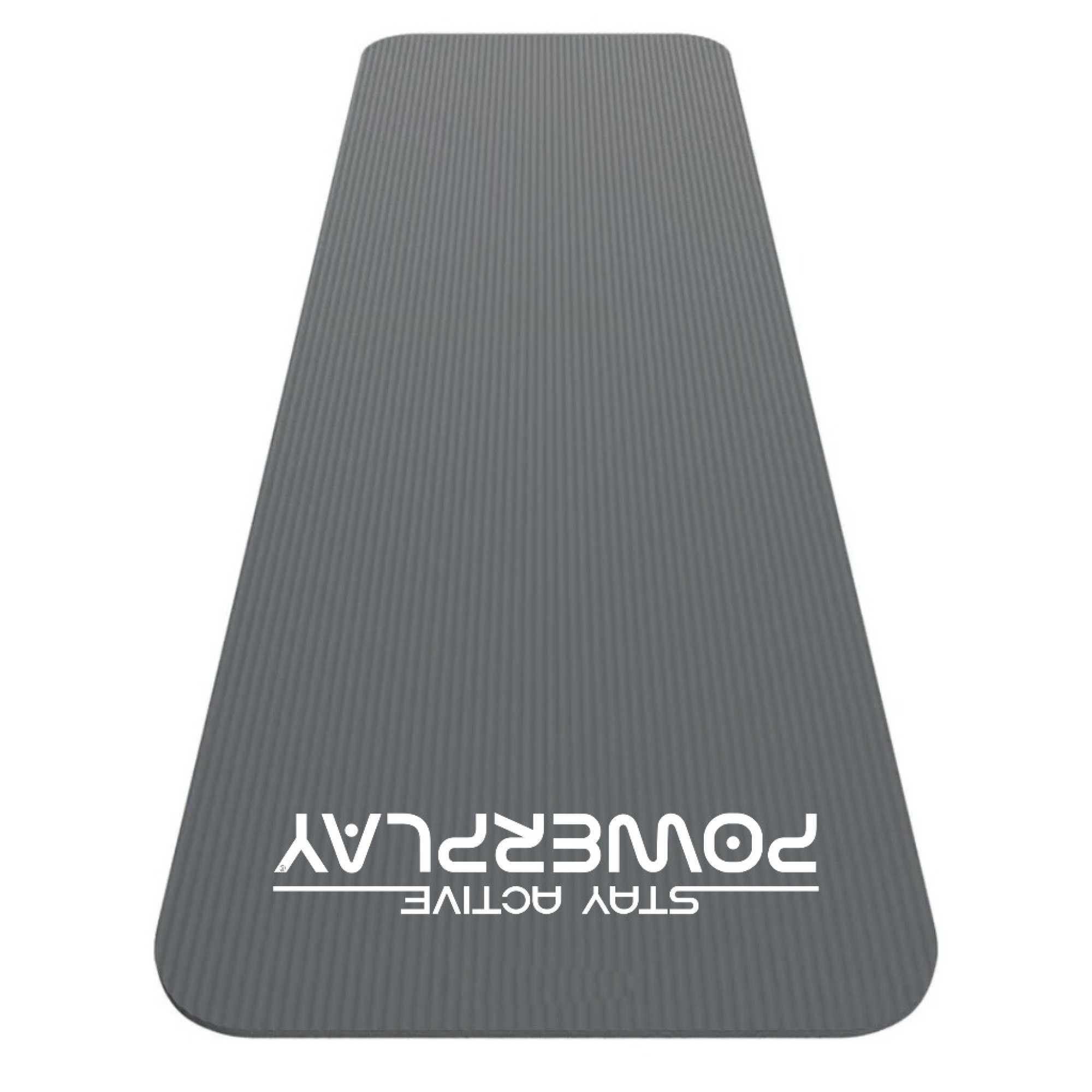 Килимок для йоги та фітнесу PowerPlay 4152 NBR Performance Mat Сірий (183x61x1) - 2 - Robinzon.ua