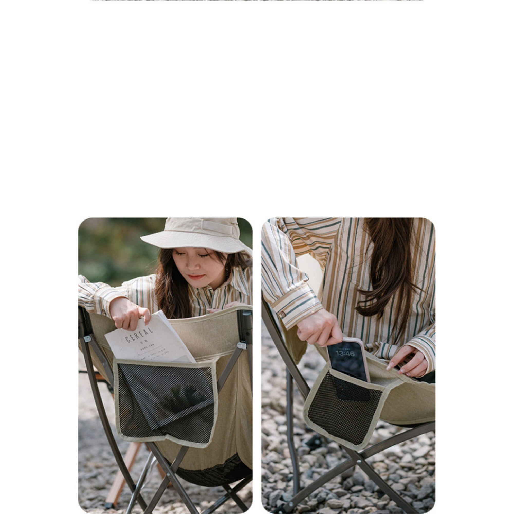 Стілець складаний Naturehike Stellaluna T02J бежевий CNK2350JJ010 - 1 - Robinzon.ua