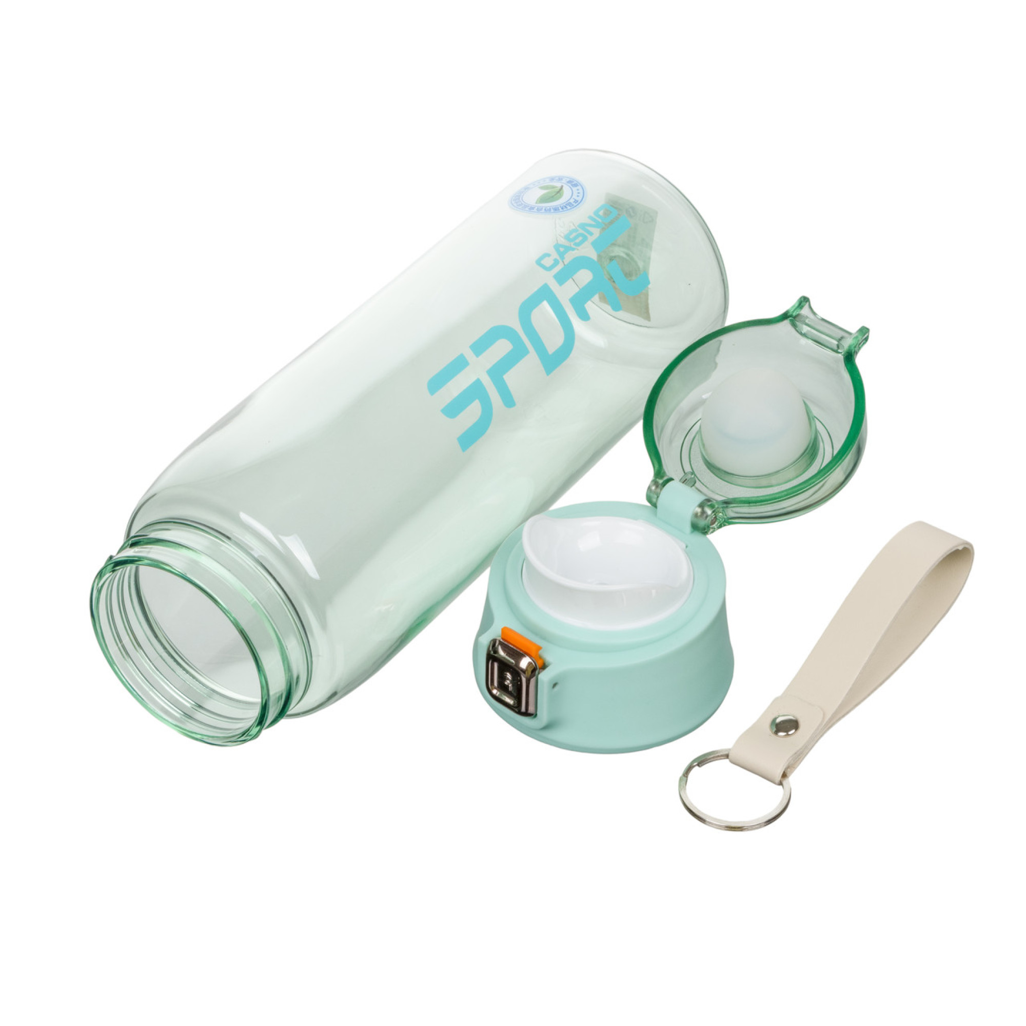 Пляшка для води CASNO 550 мл KXN-1220 Зелена - 3 - Robinzon.ua