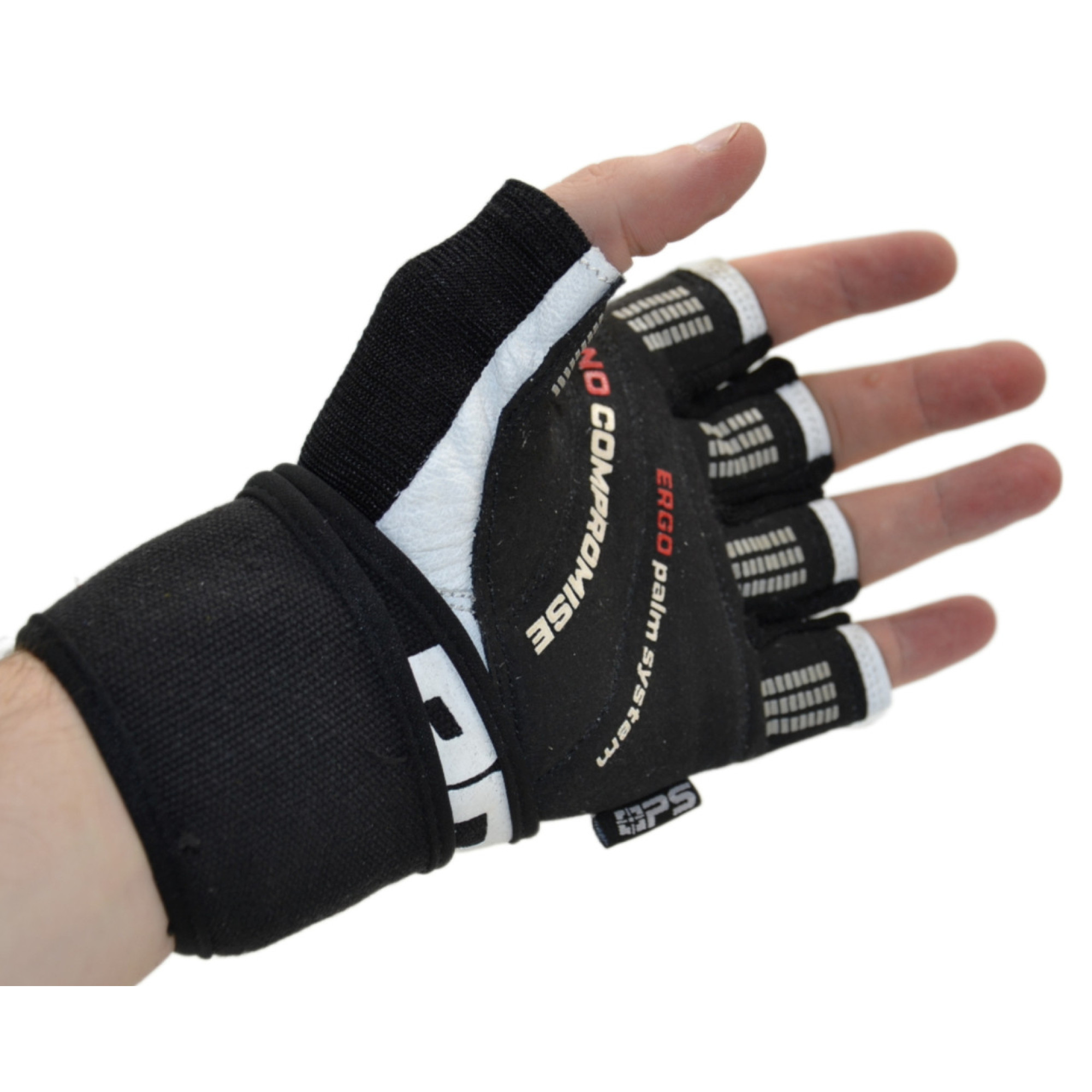 Перчатки для фитнеса и тяжелой атлетики Power System PS-2700 No Compromise Black/White S - 2 - Robinzon.ua