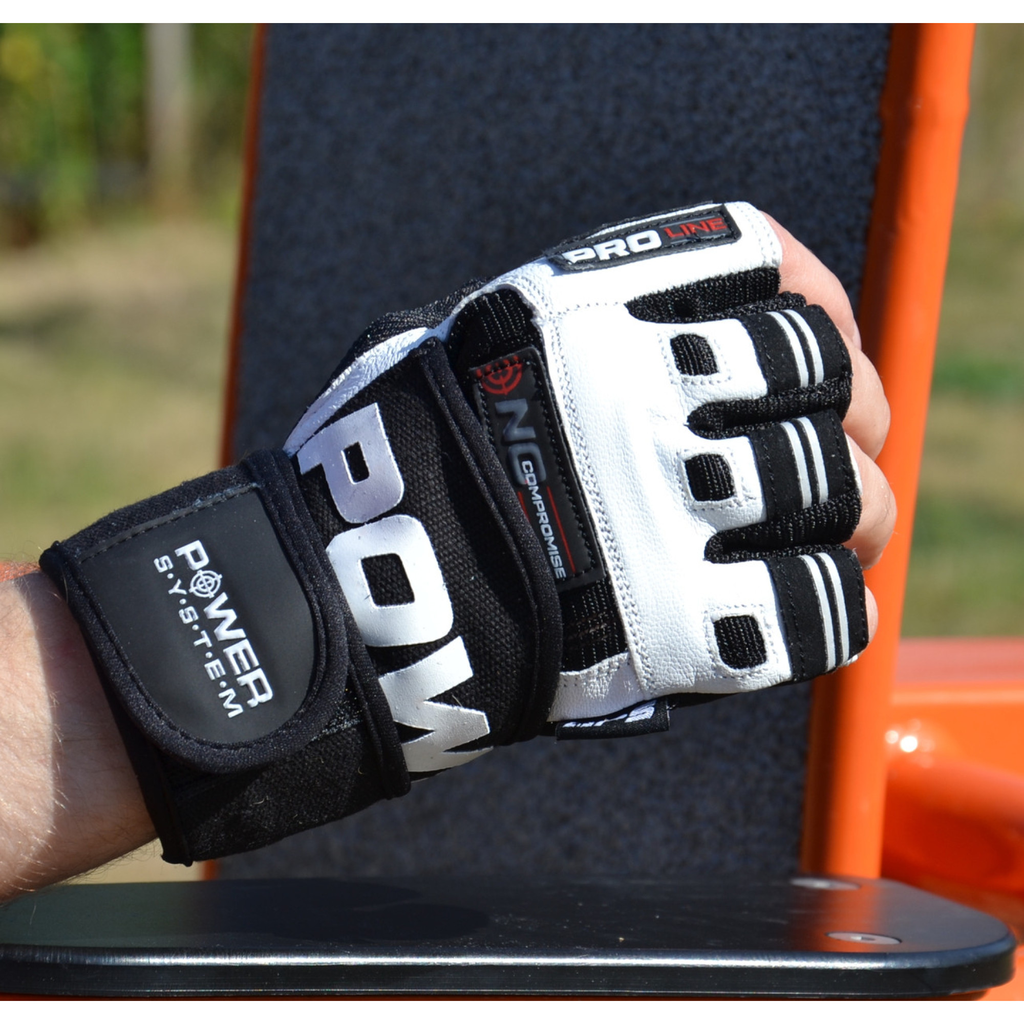 Перчатки для фитнеса и тяжелой атлетики Power System PS-2700 No Compromise Black/White S - 3 - Robinzon.ua