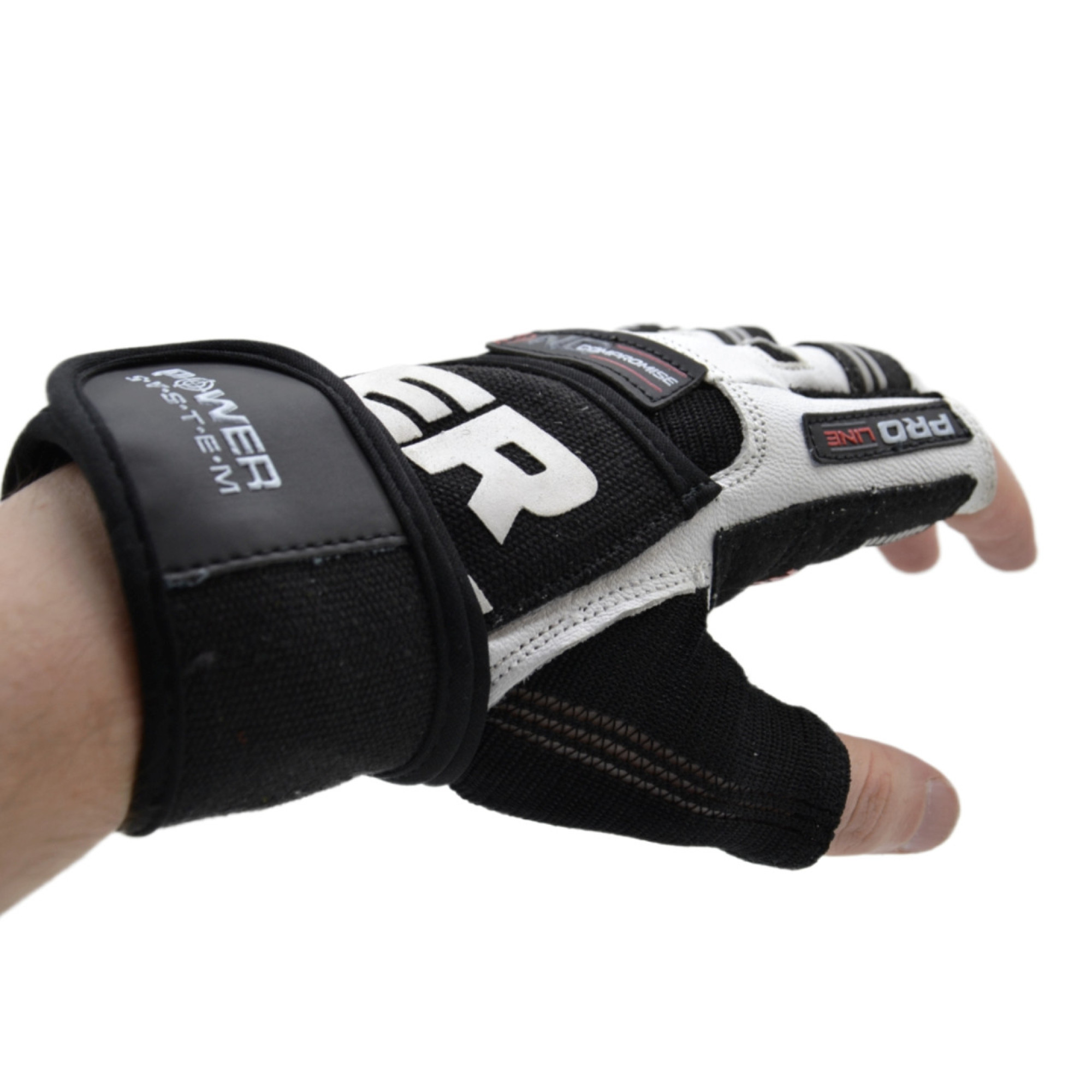 Перчатки для фитнеса и тяжелой атлетики Power System PS-2700 No Compromise Black/White S - 1 - Robinzon.ua