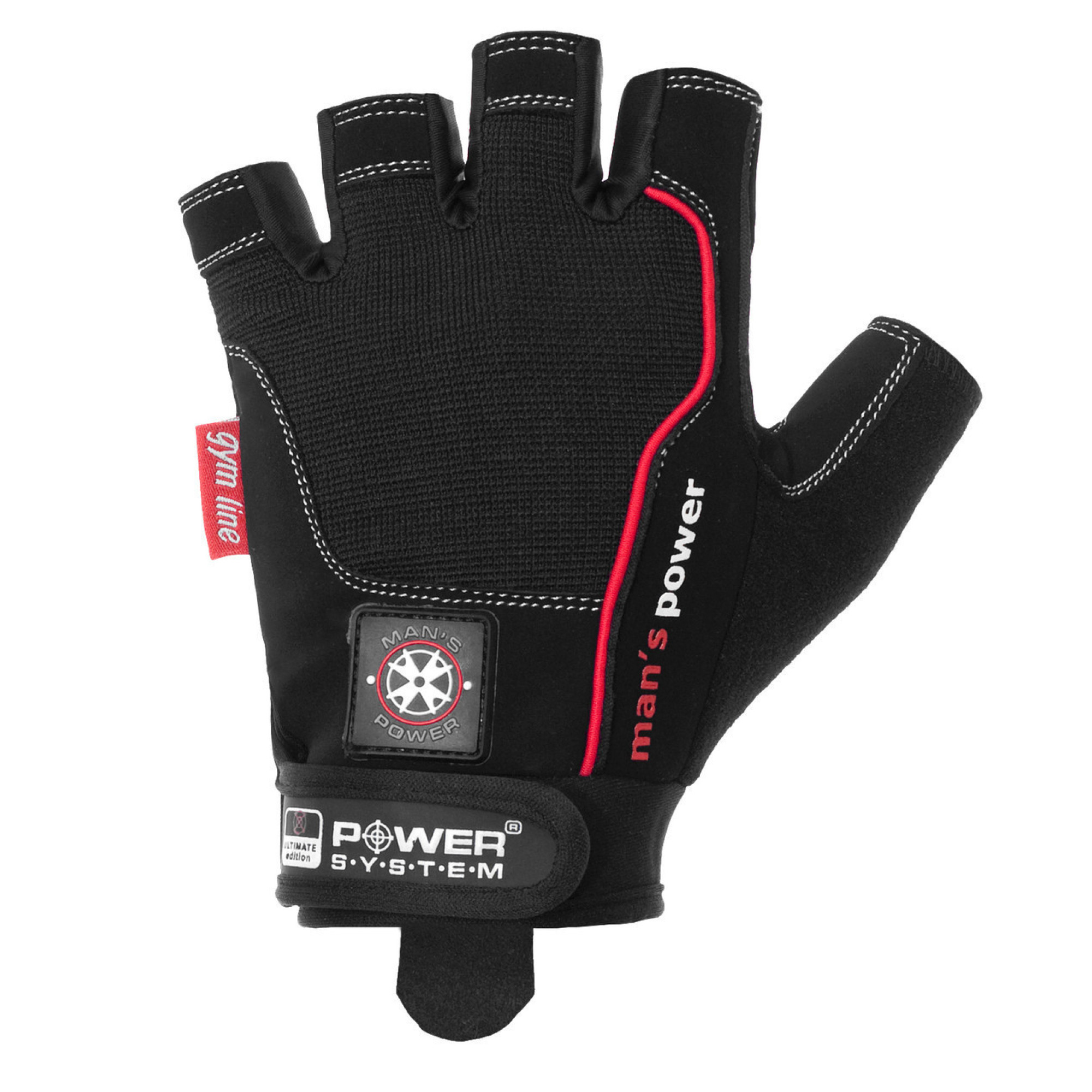 Рукавички для фітнесу та важкої атлетики Power System PS-2580 Man’s Power Black S - 1 - Robinzon.ua