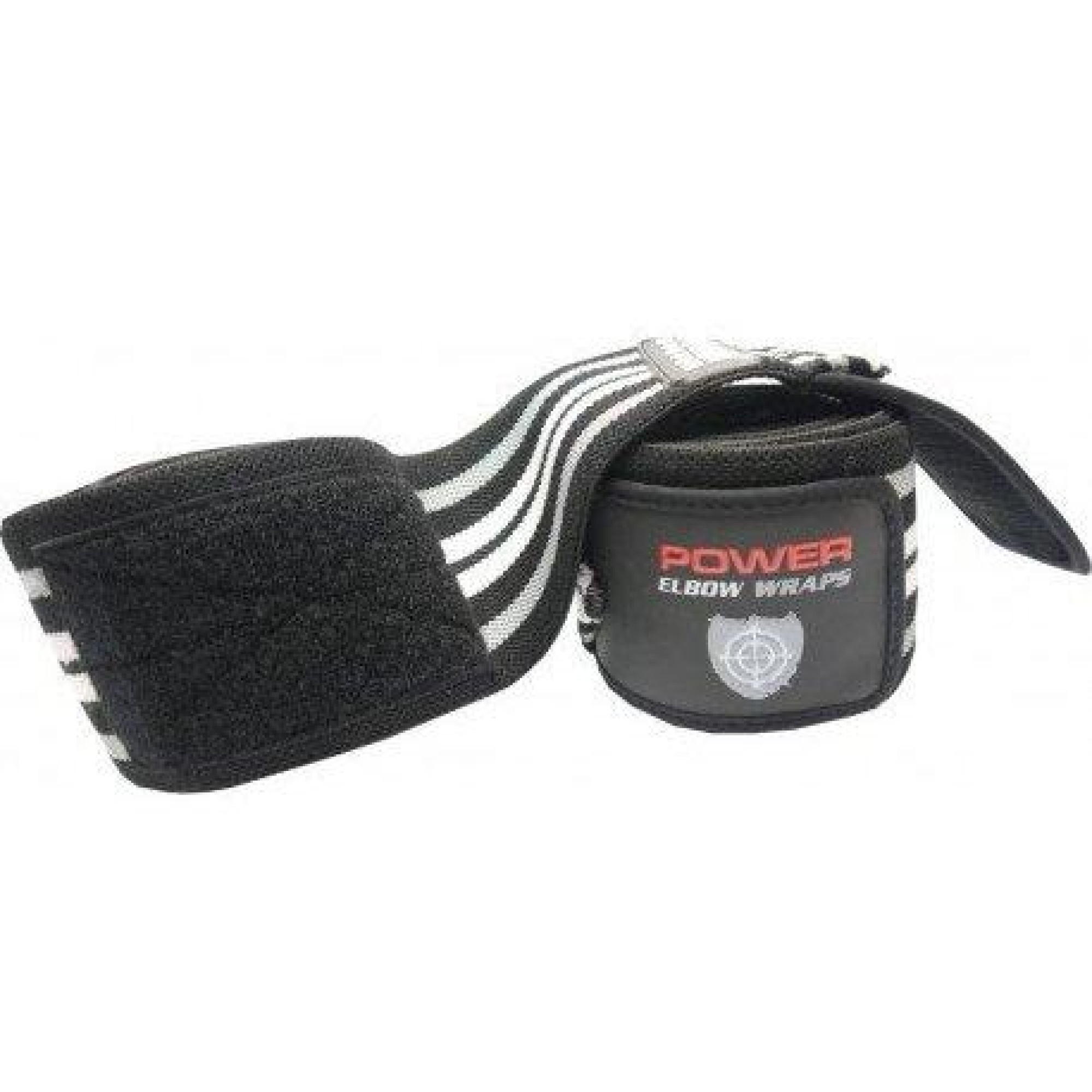 Еластичні бинти на лікоть Power System PS-3600 Elbow Wraps Grey/Black (пара) - 2 - Robinzon.ua
