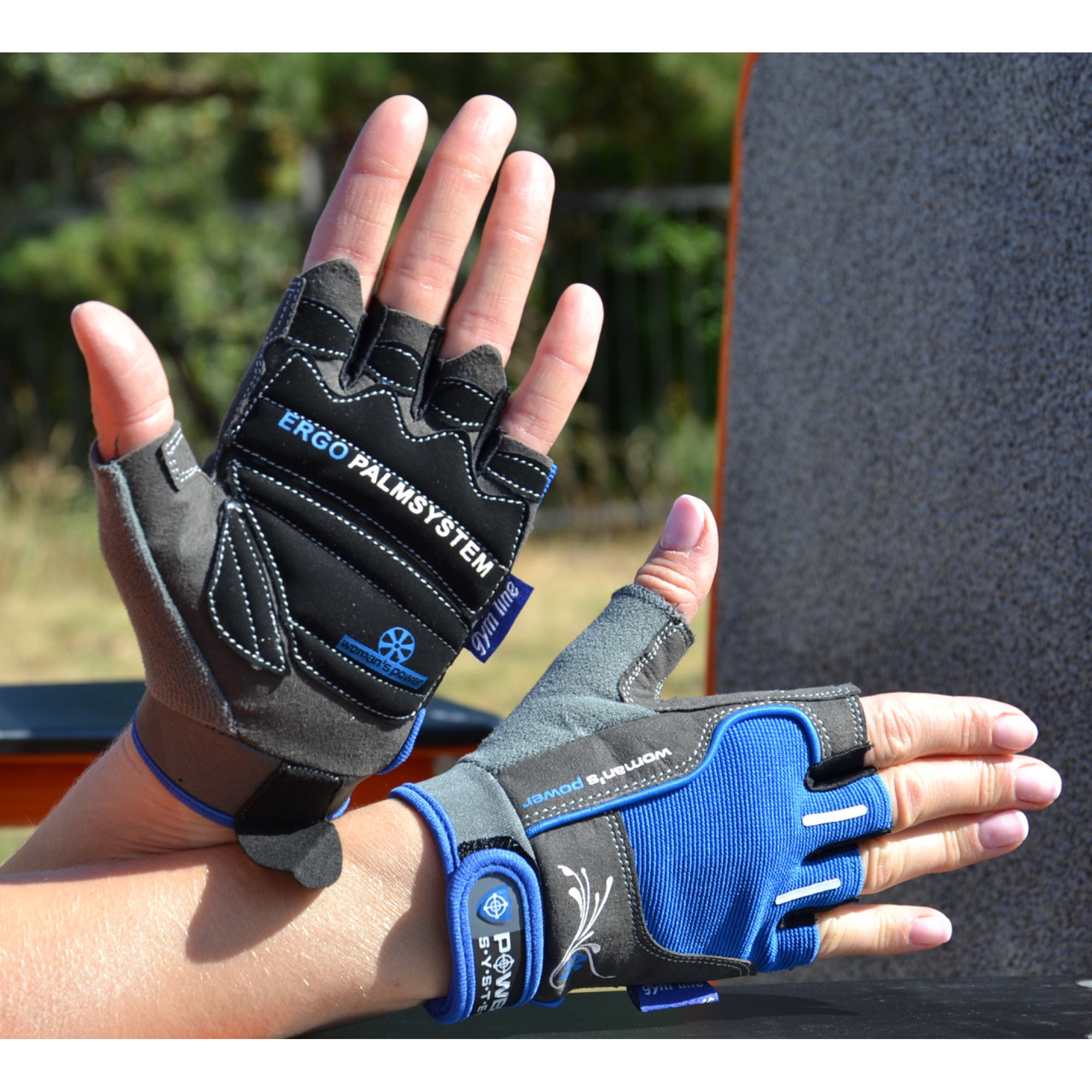 Рукавички для фітнесу та важкої атлетики Power System PS-2570 Woman’s Power жіночі Blue XS - 5 - Robinzon.ua