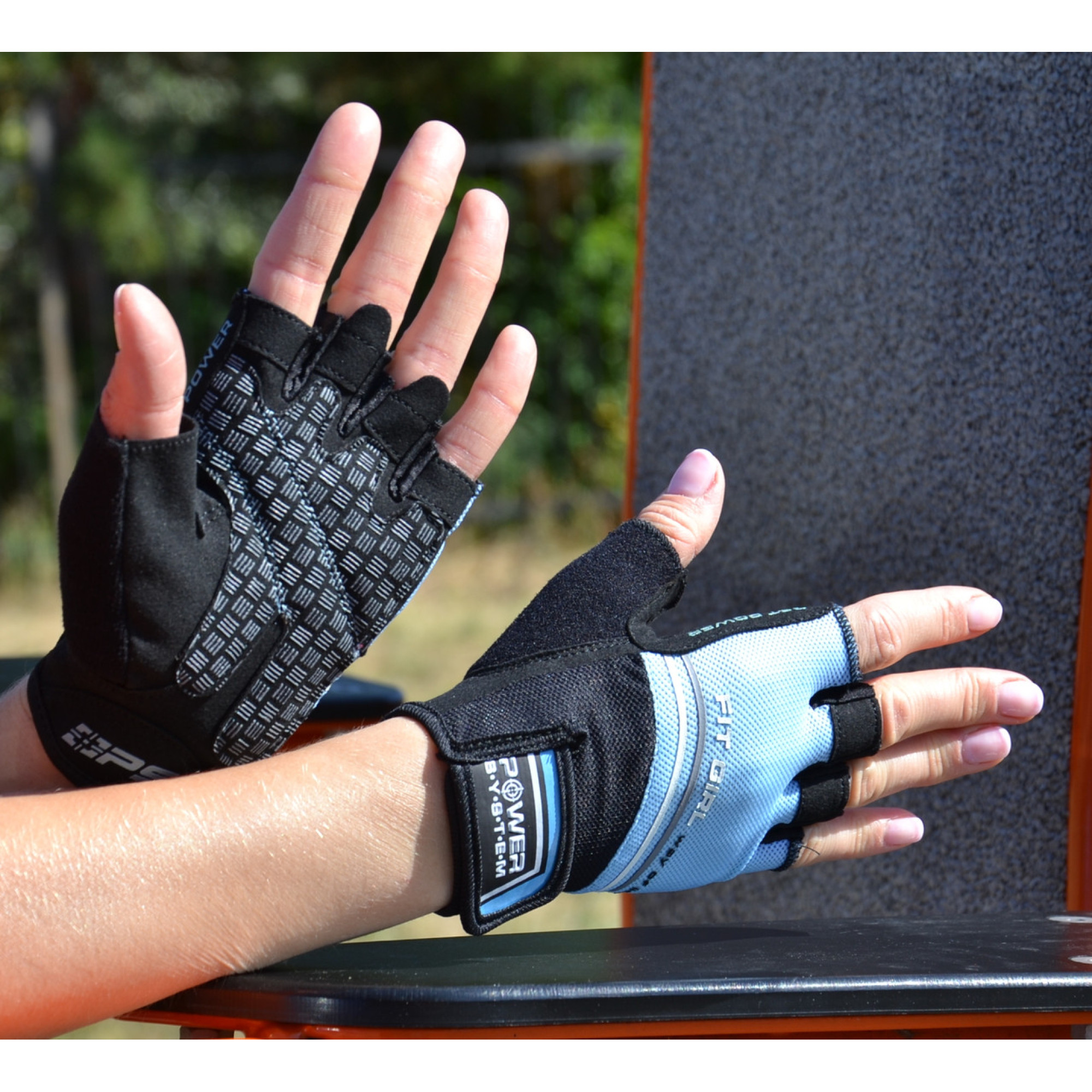 Рукавички для фітнесу та важкої атлетики Power System PS-2920 Fit Girl Evo Blue S - 6 - Robinzon.ua