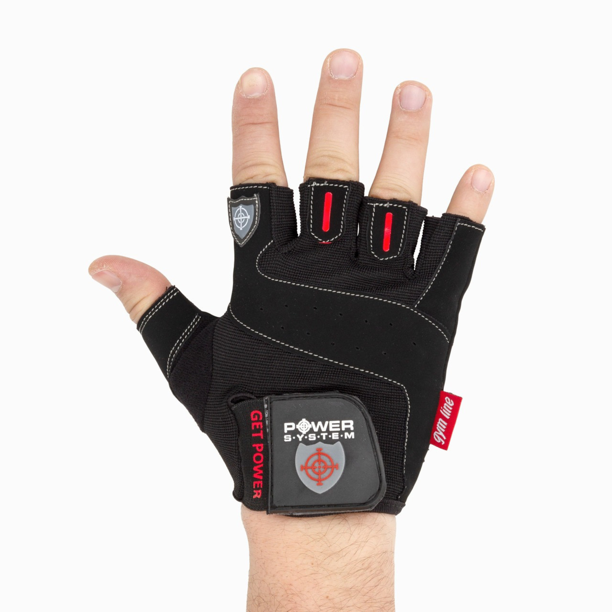 Рукавиці для фітнесу та важкої атлетики Power System PS-2550 Get Power Black M - 3 - Robinzon.ua