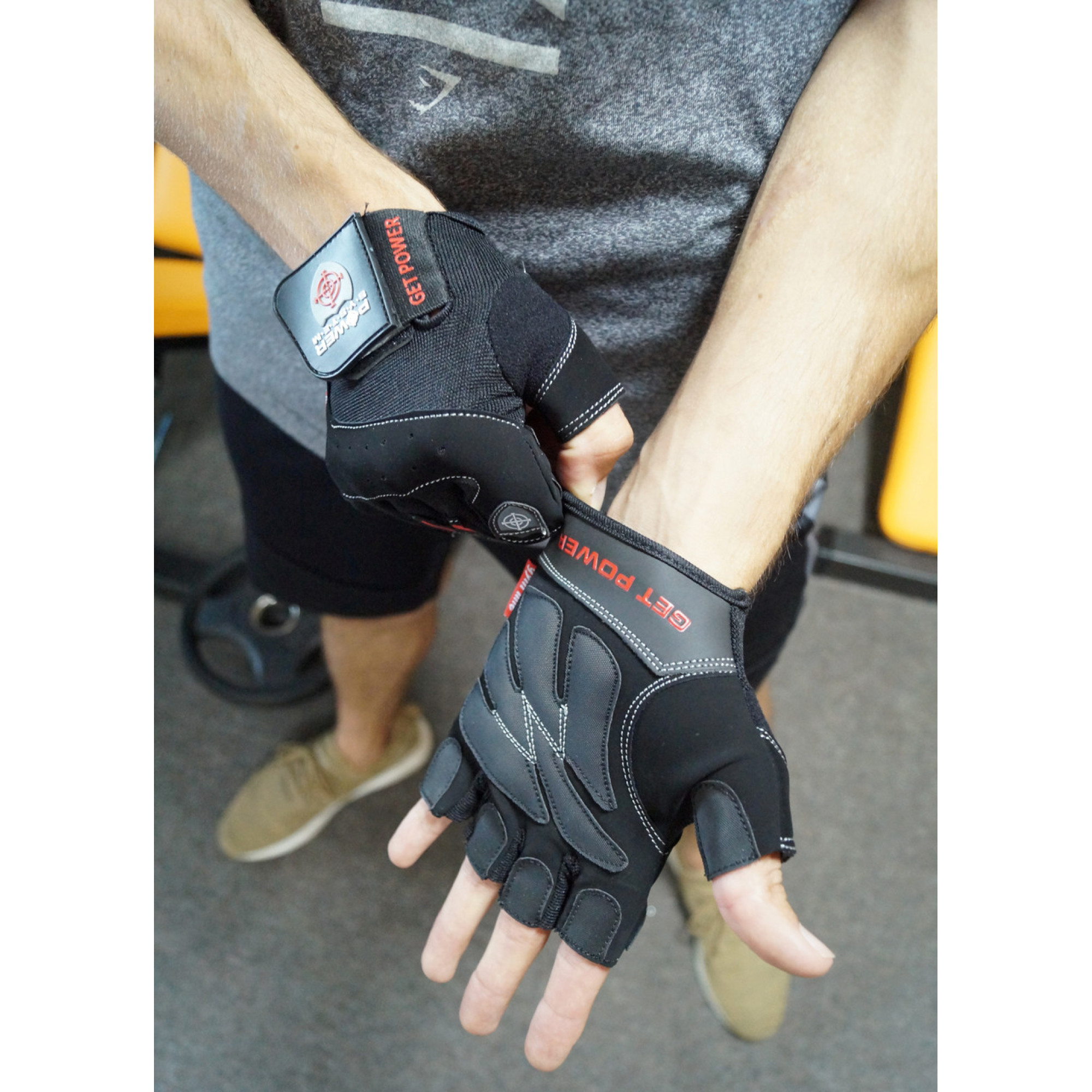 Рукавиці для фітнесу та важкої атлетики Power System PS-2550 Get Power Black M - 5 - Robinzon.ua