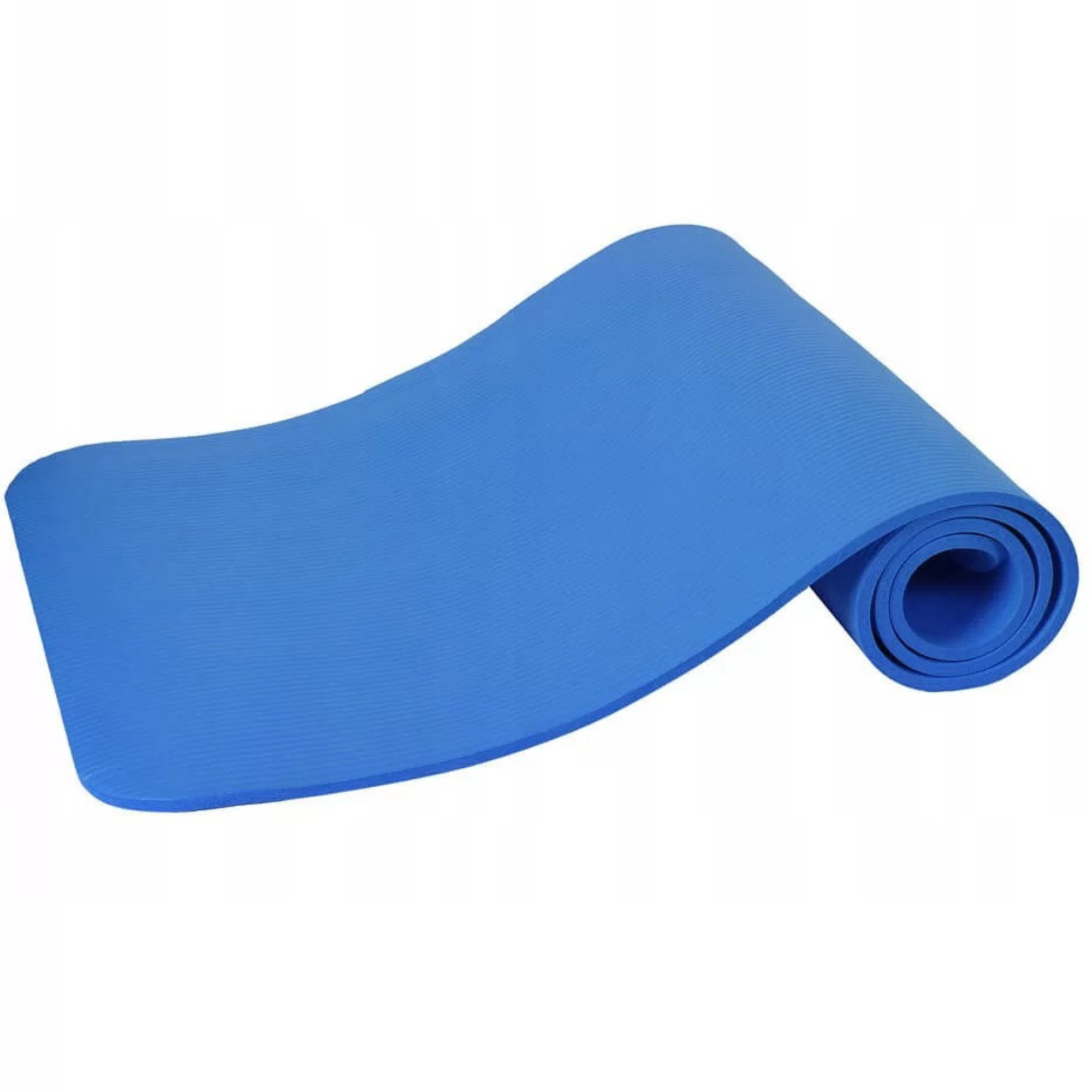 Килимок для йоги та фітнесу Power System PS-4017 NBR Fitness Yoga Mat Plus Blue (180х61х1) - 3 - Robinzon.ua