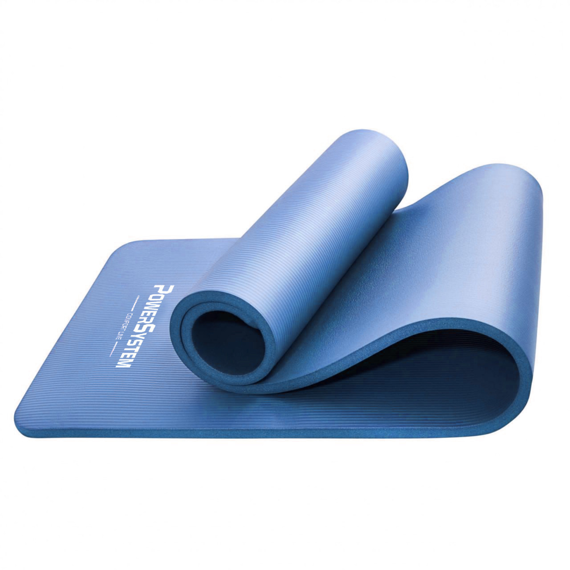 Килимок для йоги та фітнесу Power System PS-4017 NBR Fitness Yoga Mat Plus Blue (180х61х1) - 1 - Robinzon.ua
