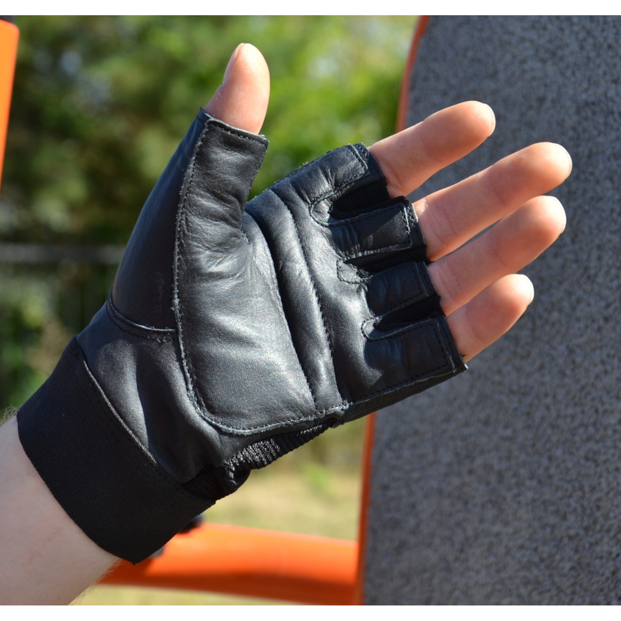 Перчатки для фитнеса и тяжелой атлетики MadMax MFG-248 Clasic Exclusive Black XL - 5 - Robinzon.ua