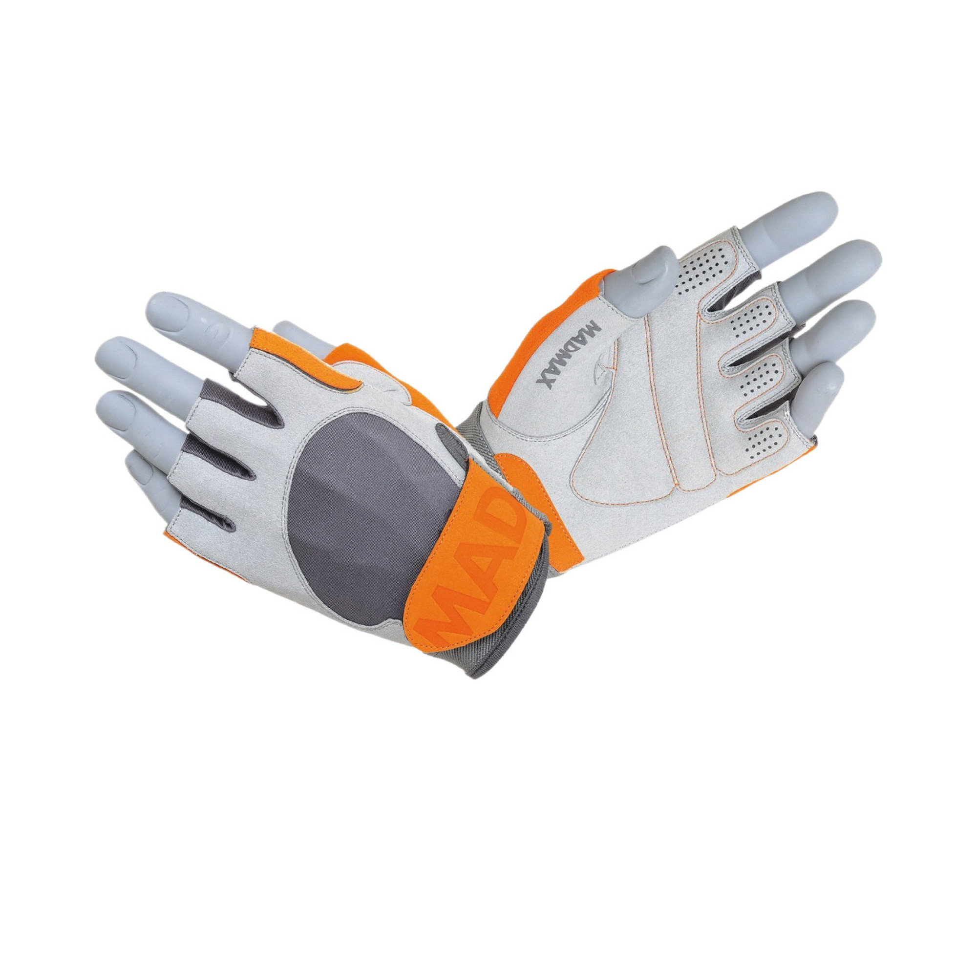 Перчатки для фитнеса и тяжелой атлетики MadMax MFG-850 Crazy Grey/Orange L Перчатки для фитнеса и тяжелой атлетики MadMax MFG-850 Crazy Grey/Orange L - Robinzon.ua