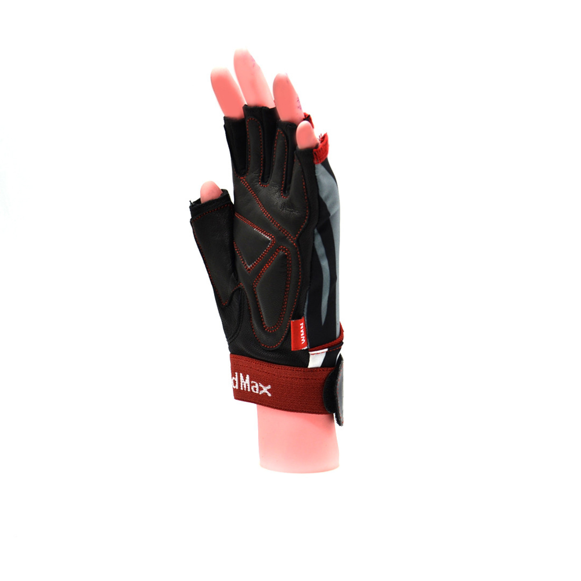 Перчатки для фитнеса и тяжелой атлетики MadMax MFG-911 Nine-eleven Zebra B&amp;W zebra S - 5 - Robinzon.ua