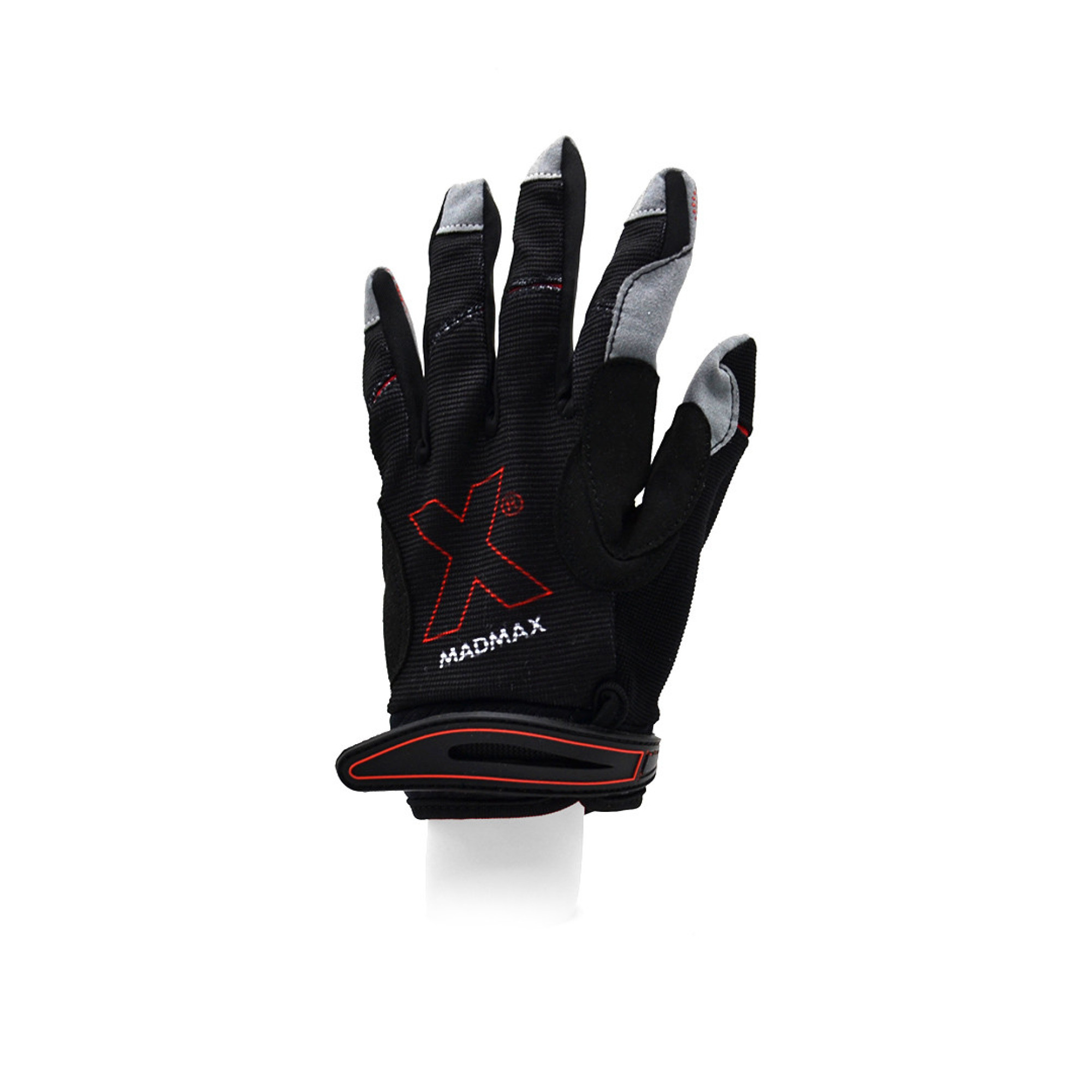 Рукавички для фітнесу та важкої атлетики MadMax MXG-103 X Gloves Black/Grey XL - 1 - Robinzon.ua